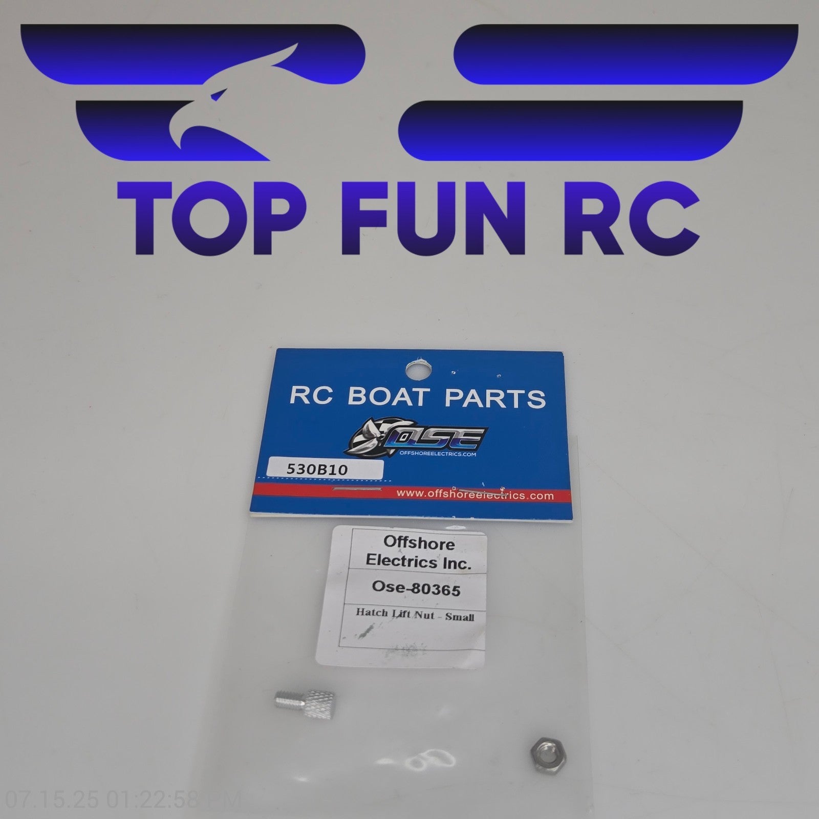 OSE Boat Parts 80365 Hatch Lift Nut Small For Lifting Hatch On Boats