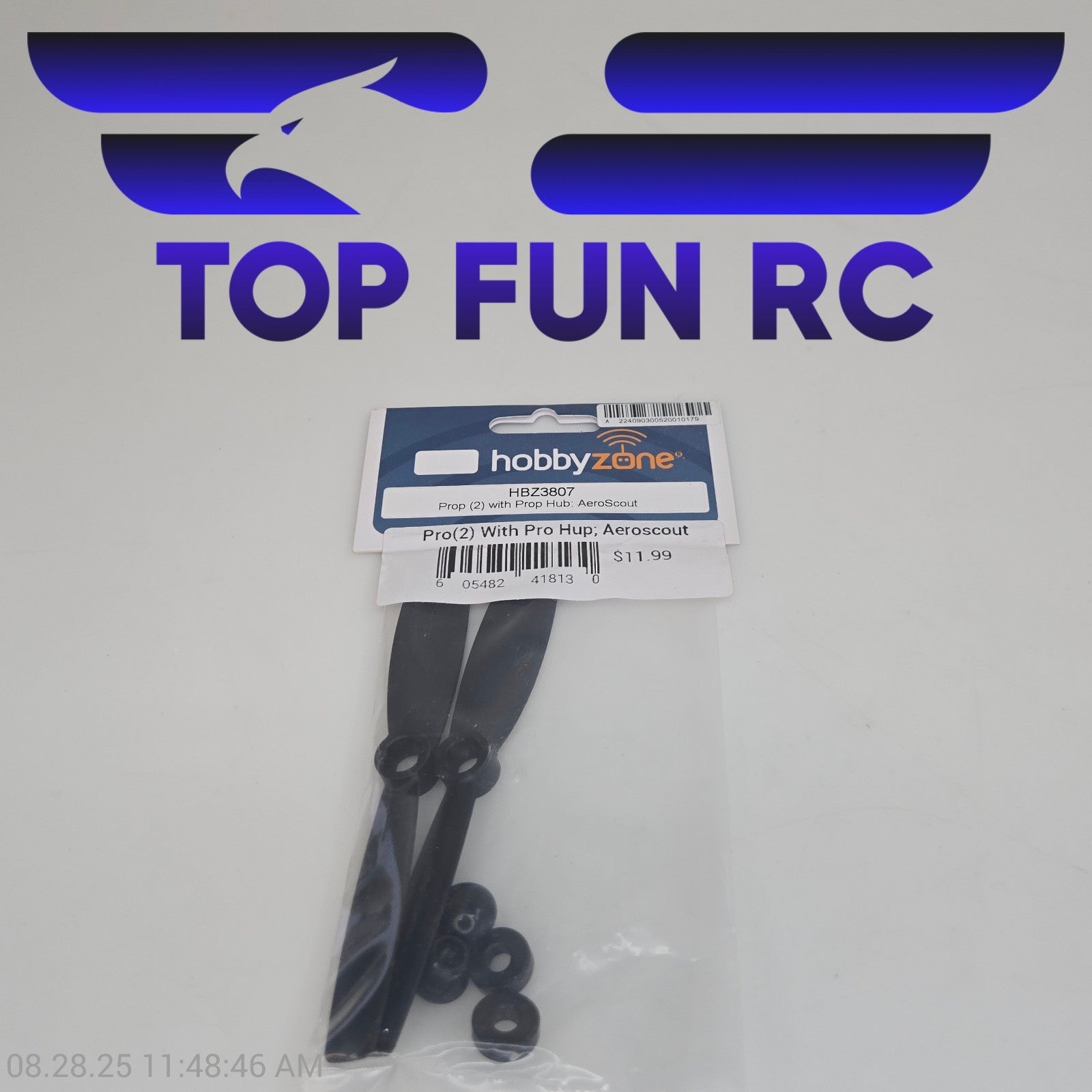 Hobbyzone HBZ3807 Prop (2) w/ Prop Hub For Aeroscout