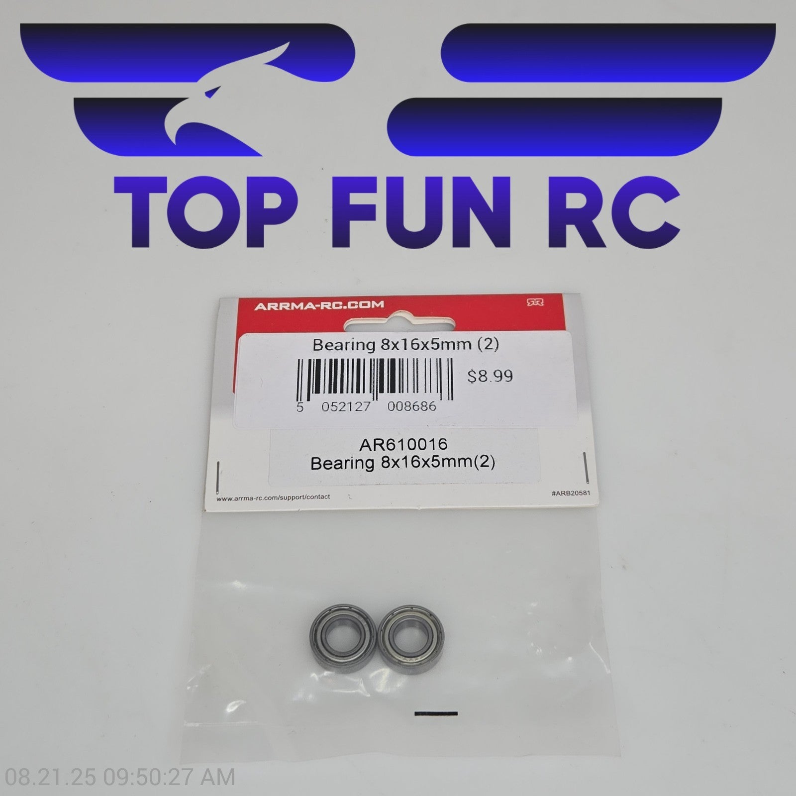 Arrma AR610016 Bearing 8x16x5mm (2)