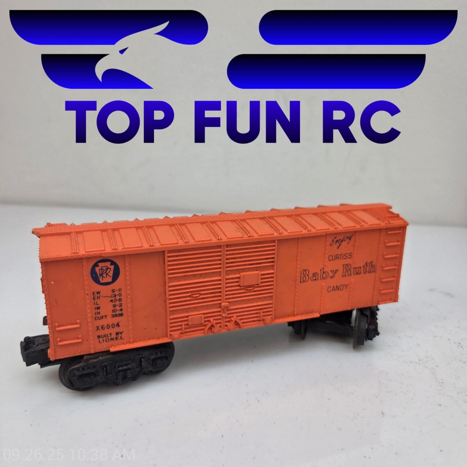 Lionel O-Gauge X6004 Baby Ruth Candy Car
