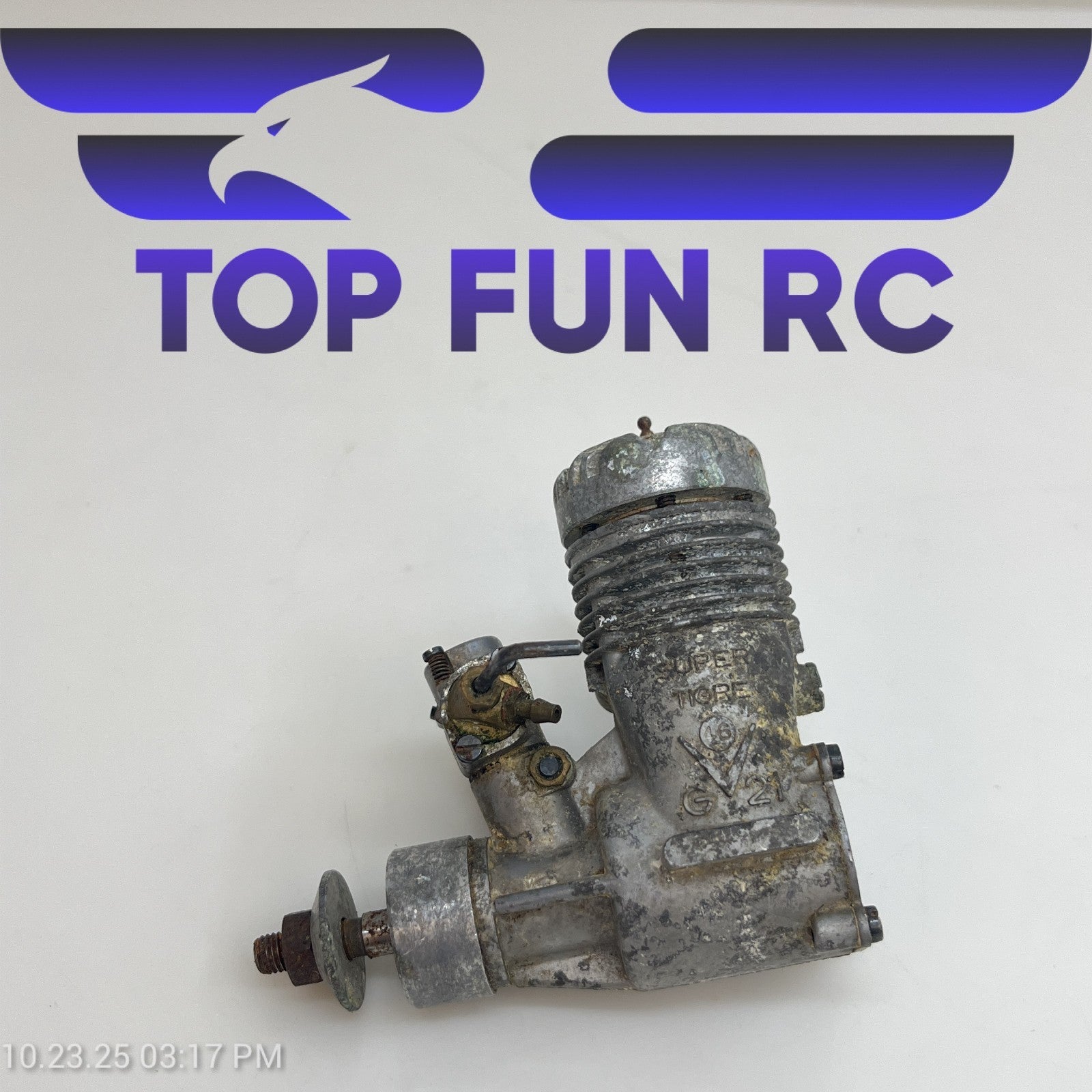 Super Tigre G21 .16 2-Stroke Nitro Airplane Engine FOR PARTS!