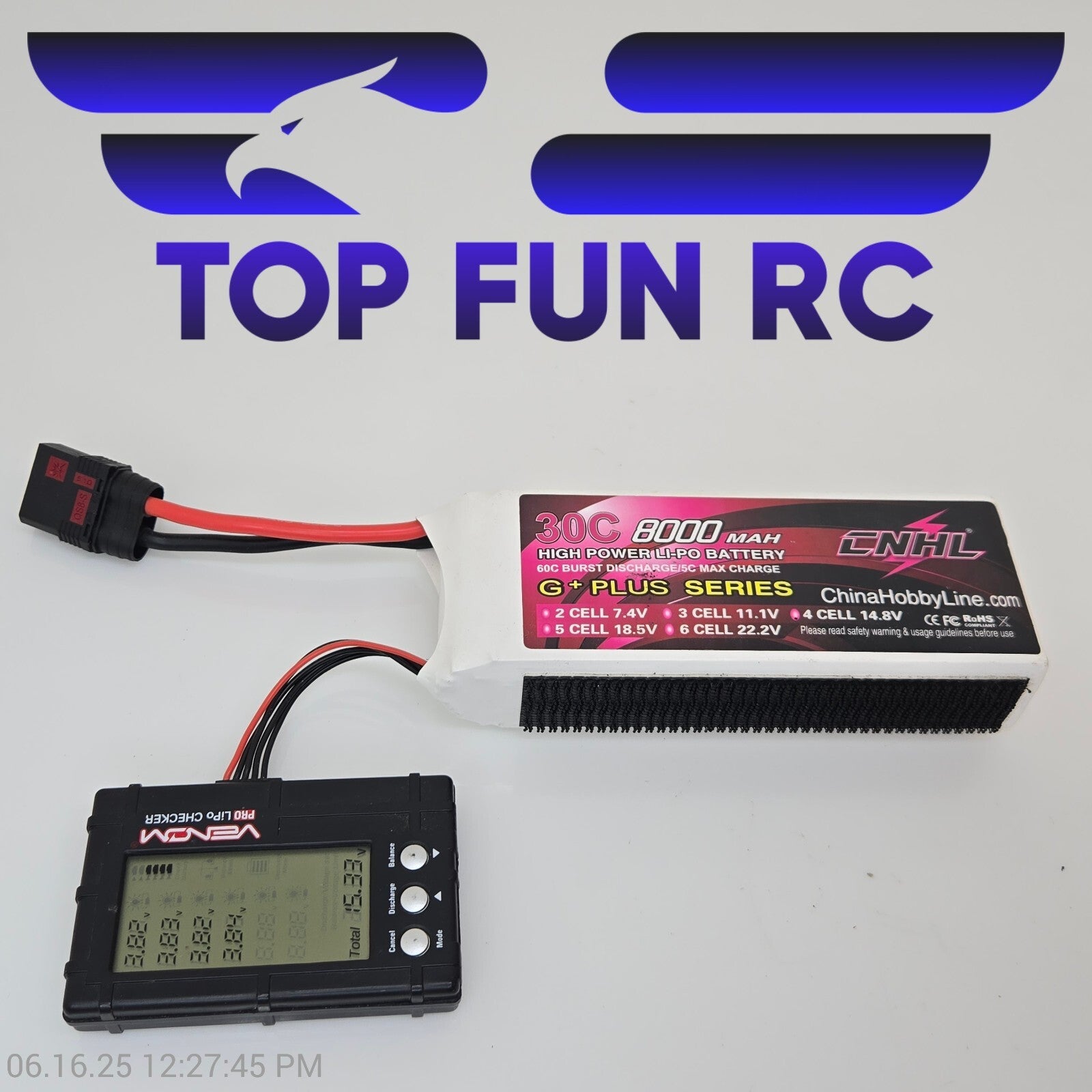 CNHL 8000MAH 3S 11.1V 30C Lipo Battery All Cells Balanced