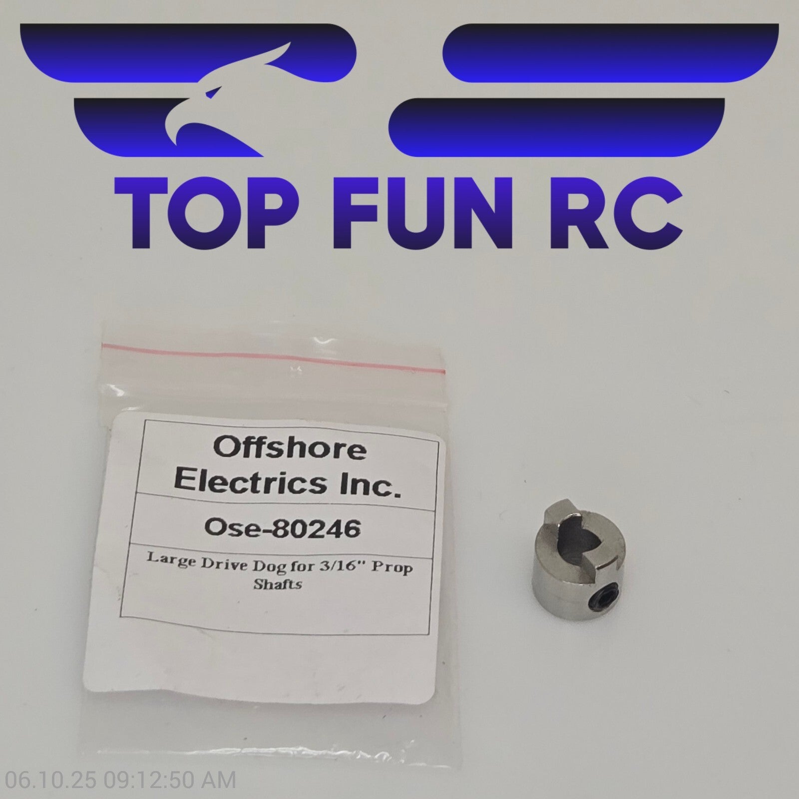 OSE Boat Parts OSE-80246 Large Drive Dog For 3/16" Prop Shafts
