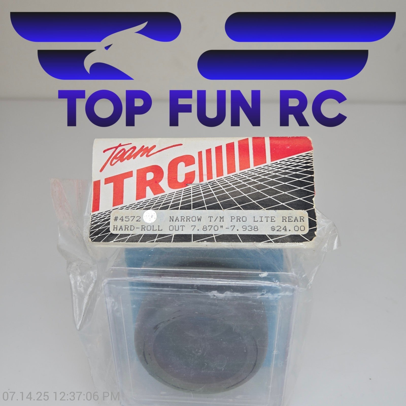 TRC 4572 Narrow Rear Hard Roll Out Tire Wheel For Pro Lite