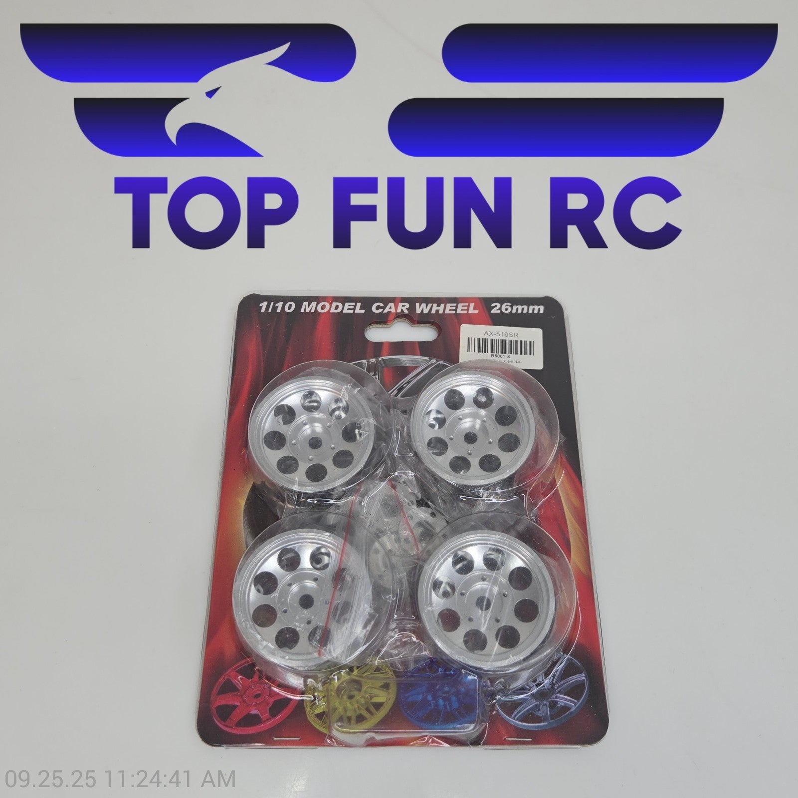 Austar AX-516BK 1/10 Model Car Wheel 26mm