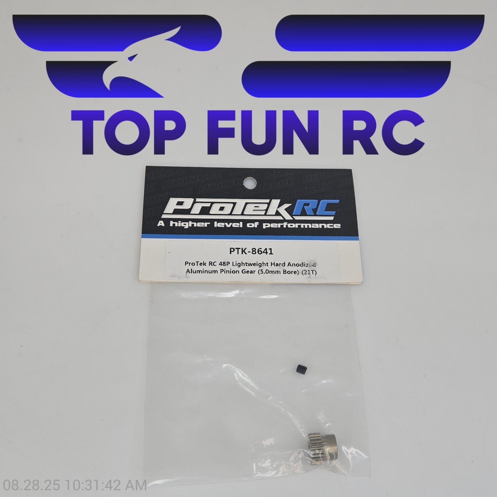 ProTek RC PTK-8641 48P Lightweight Hard Anodized Aluminum Pinion Gear