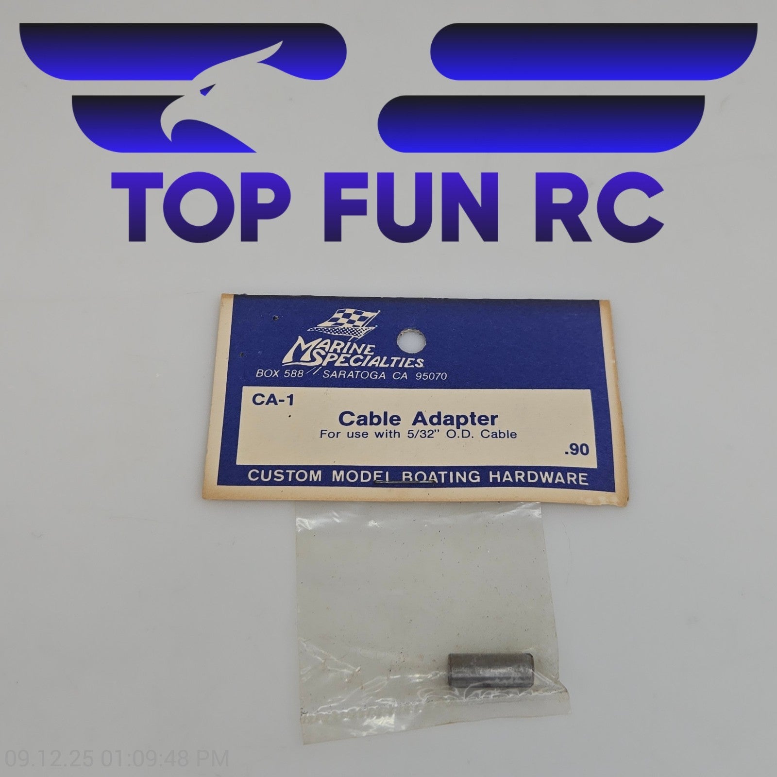 Marine Specialties CA-1 Cable Adapter For Use w/ 5/32" O.D. Cable