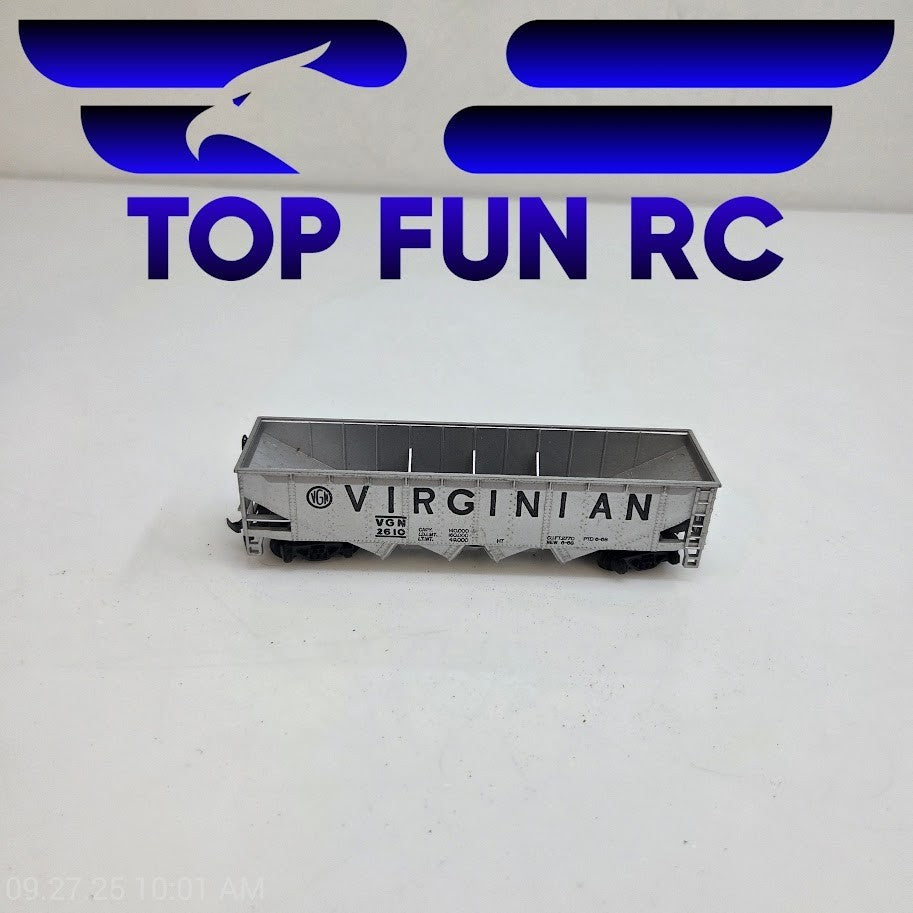 Tyco 344C HO Scale Virginian Hopper Car w/ Original Box Toy Train Railroad