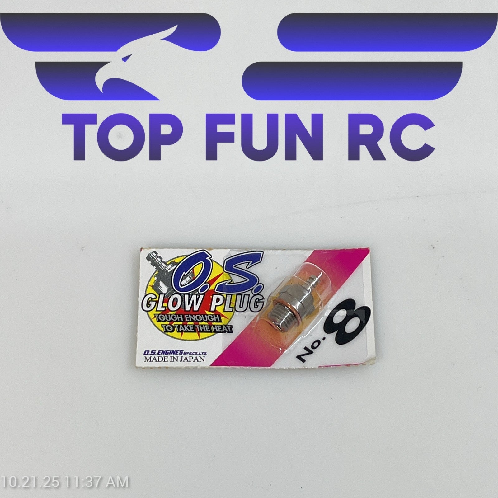 OS Glow Plug No. 8 Medium Size Nitro