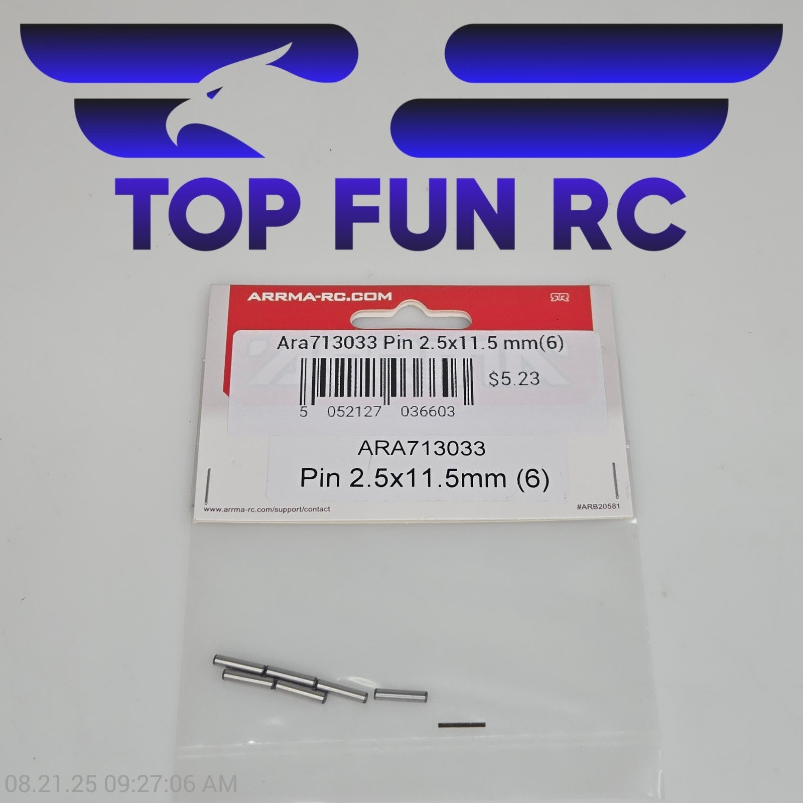 Arrma ARA713033 Pin 2.5x11.5mm (6)