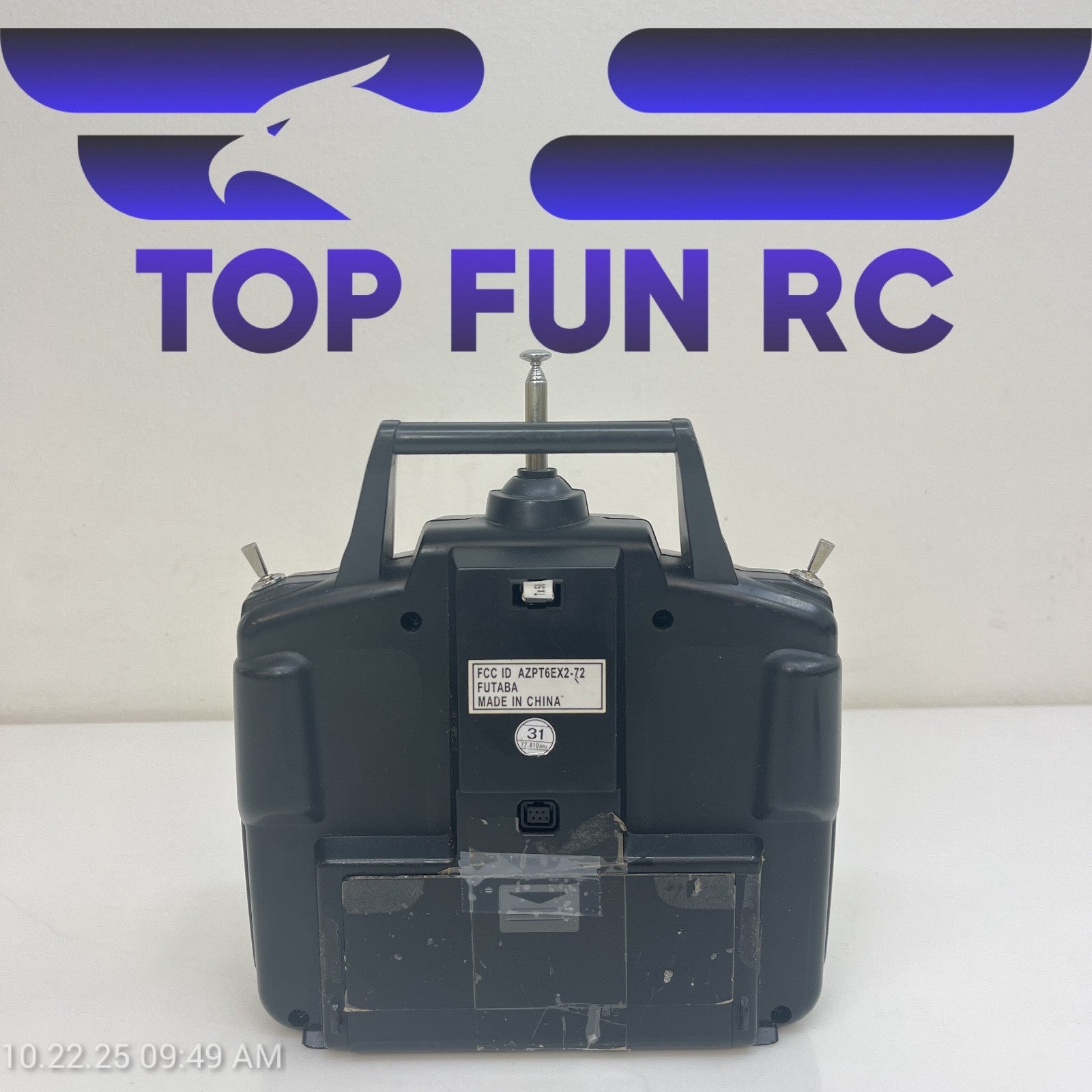 Futaba T6EXAP Computerized System Airplane Controller w/ JR Propo 4N600 4.8v Bat