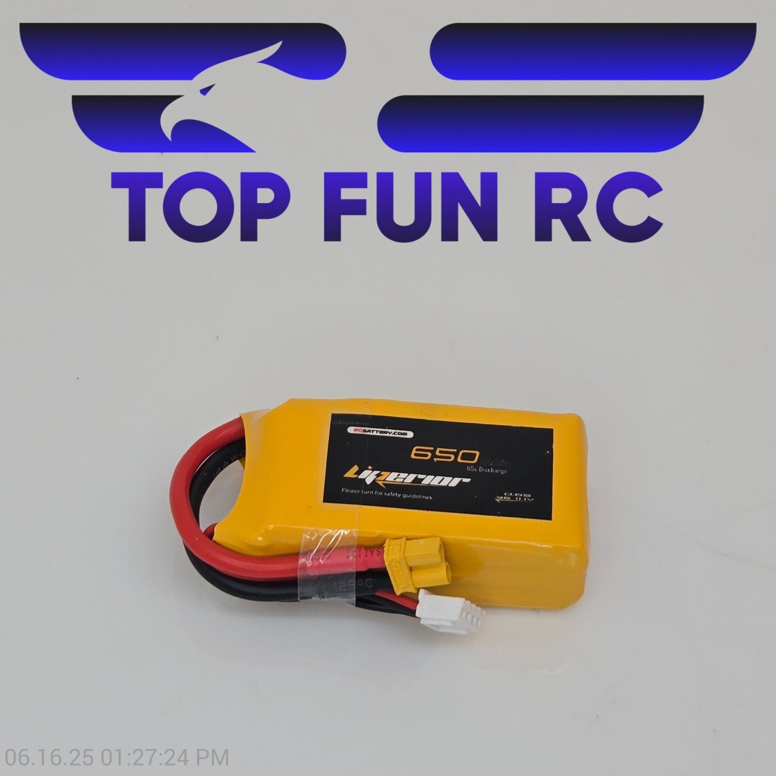 Liperior 650MAH 3S 11.1V 65C Lipo Battery All Cells Balanced