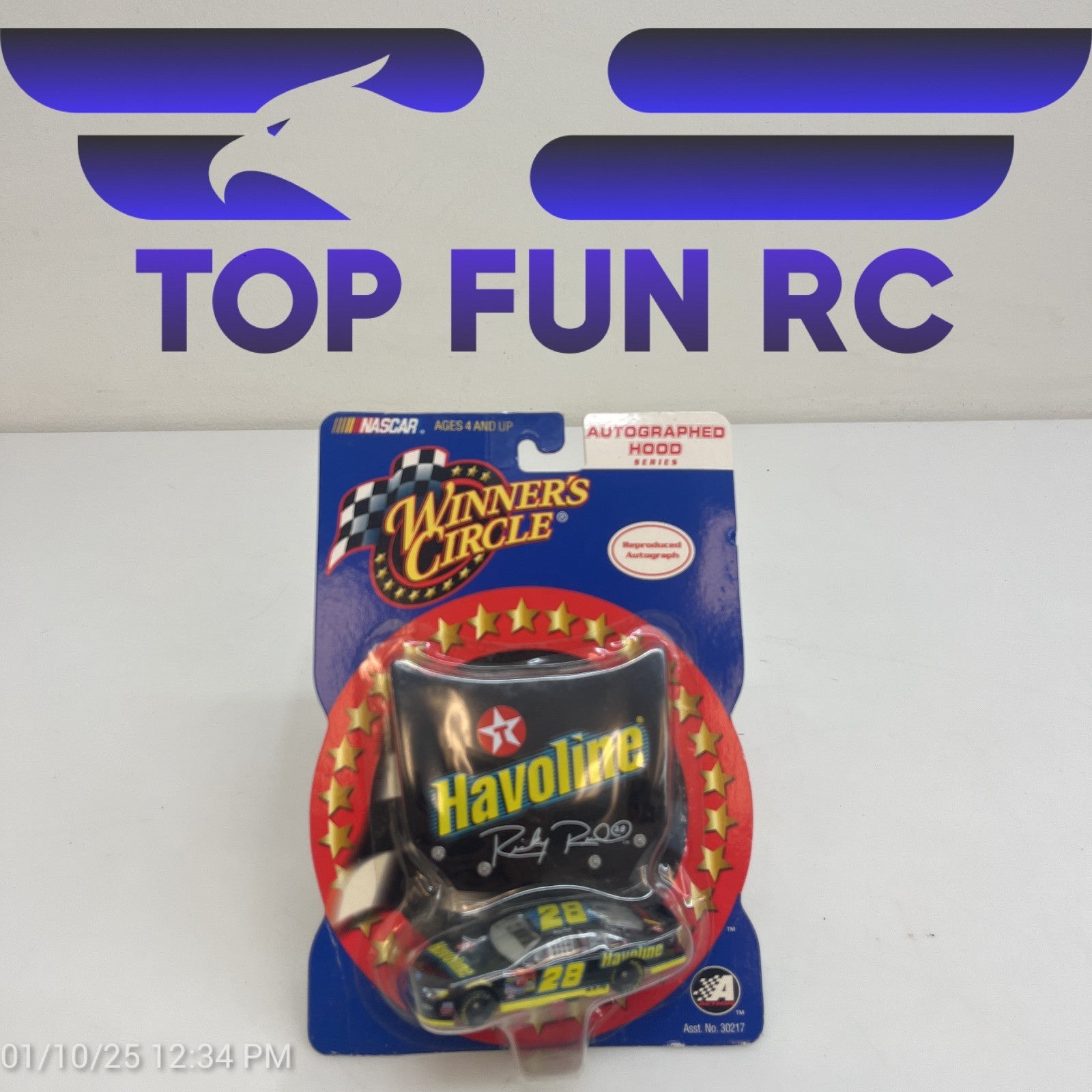Winners Circle Rusty Wallace #28 Havoline Texaco Hood Magnet Diecast