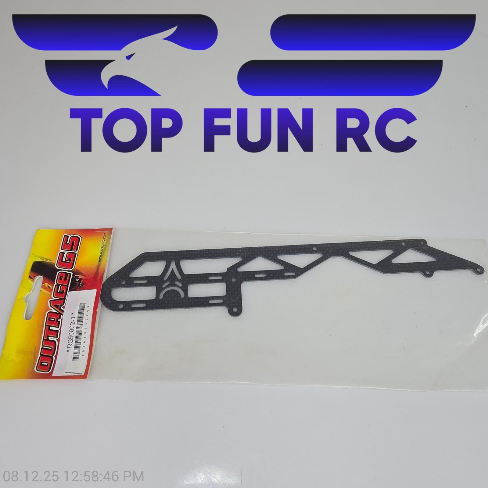 Outrage RG50002-1 Carbon Fiber Side Frame Bottom For G5 Helicopter