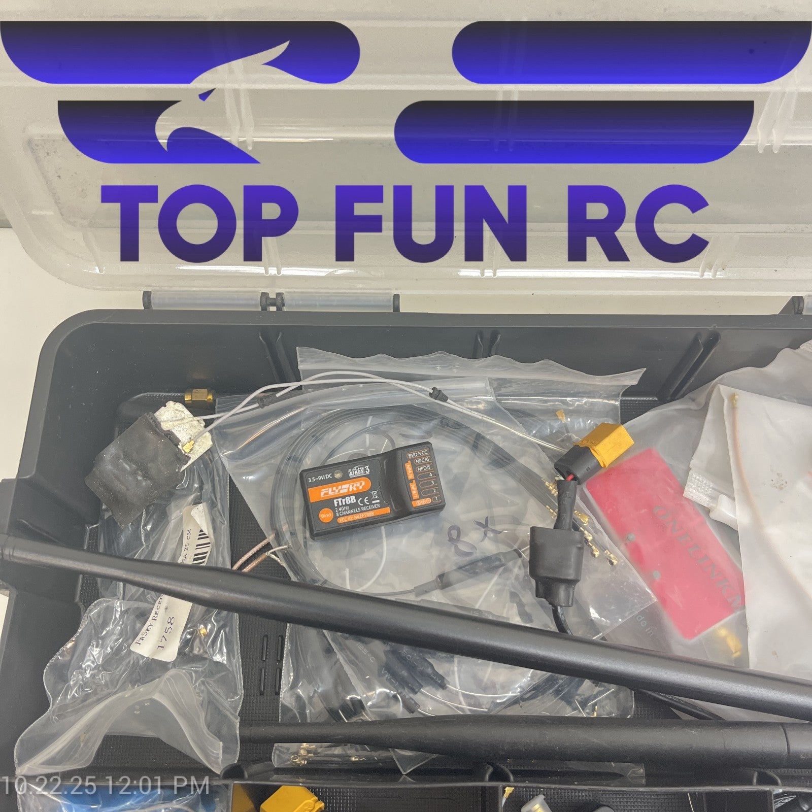 RC Assorted Electronics Flysky FTr8B Receiver, Signal Boosters & Plugs Misc.