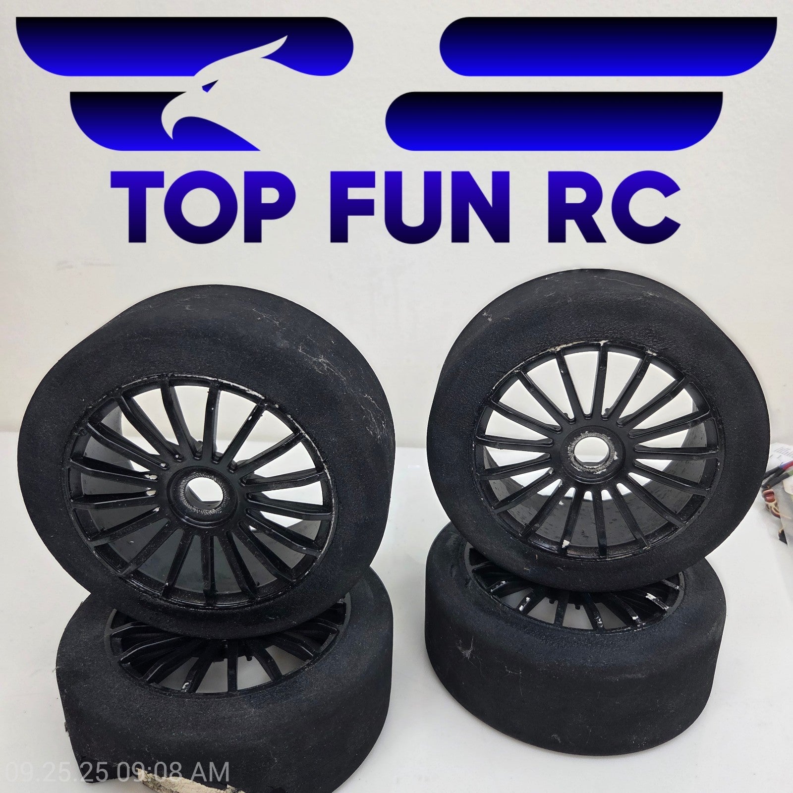 RC 1/5 Scale Foam GT On-Road Tires & Wheels