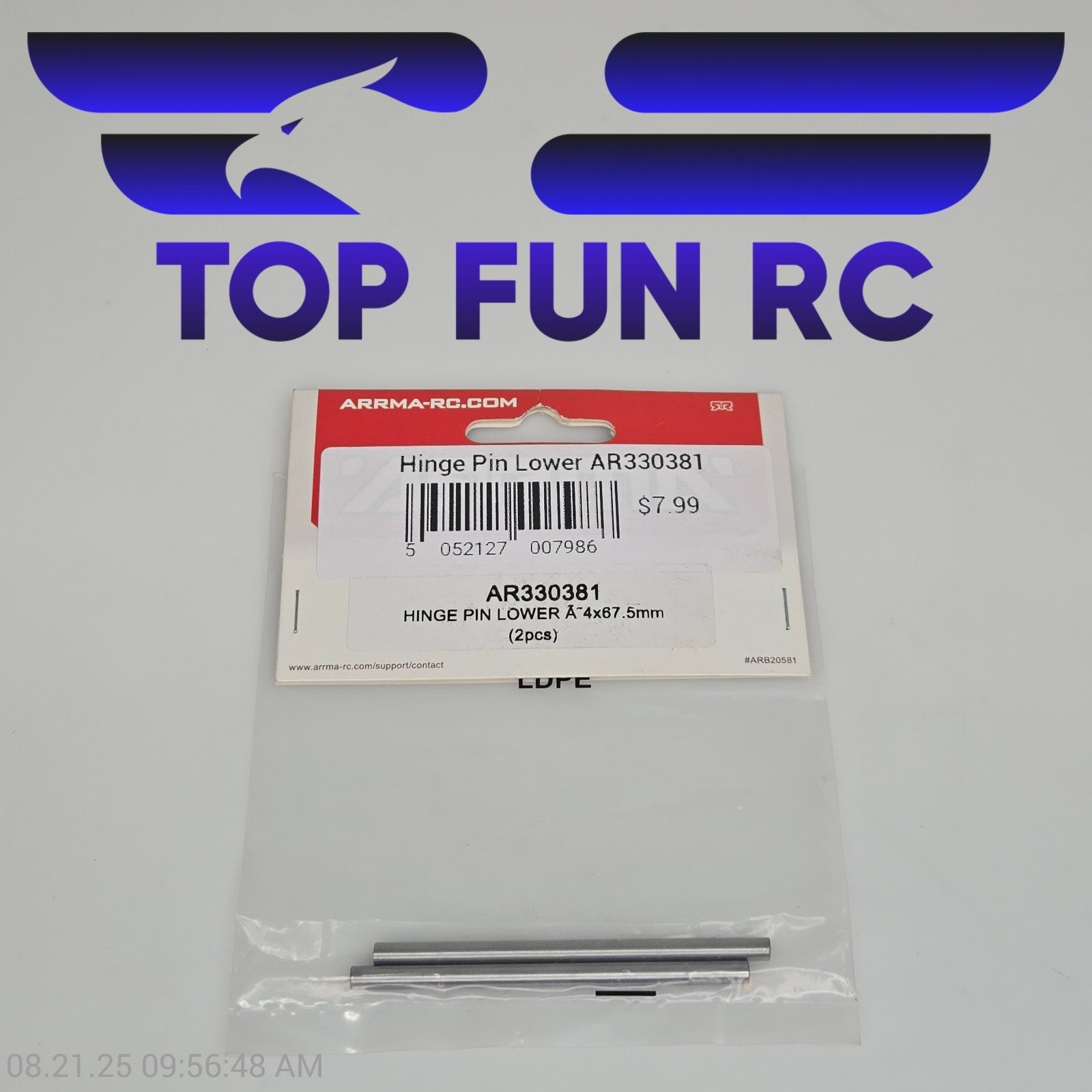 Arrma AR330381 Hinge Pin Lower A 4x67.5mm (2pcs)