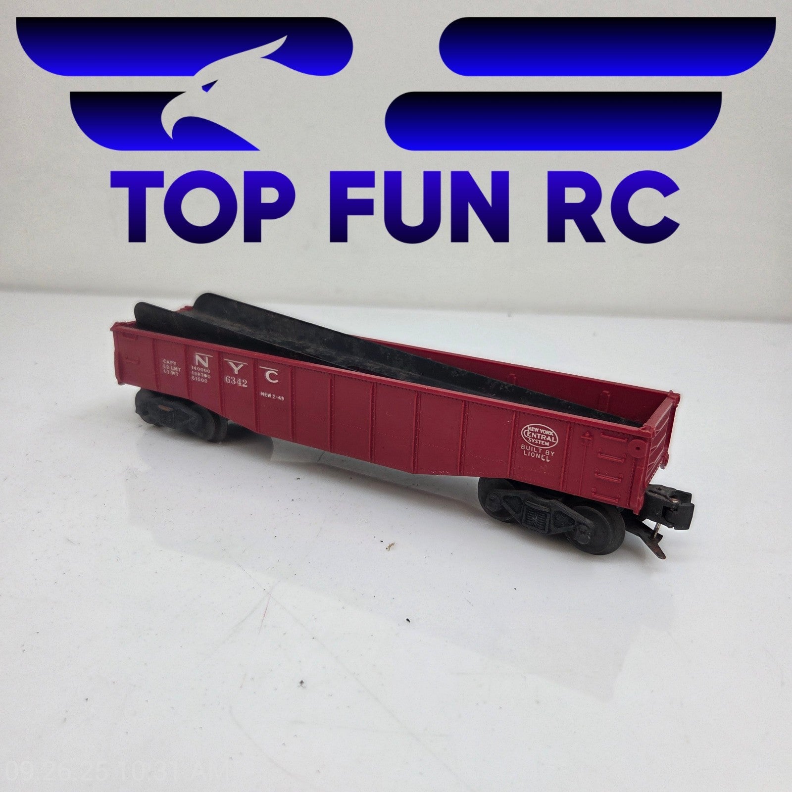 Lionel O-Gauge 6462 Red NYC Gondola Car Vintage