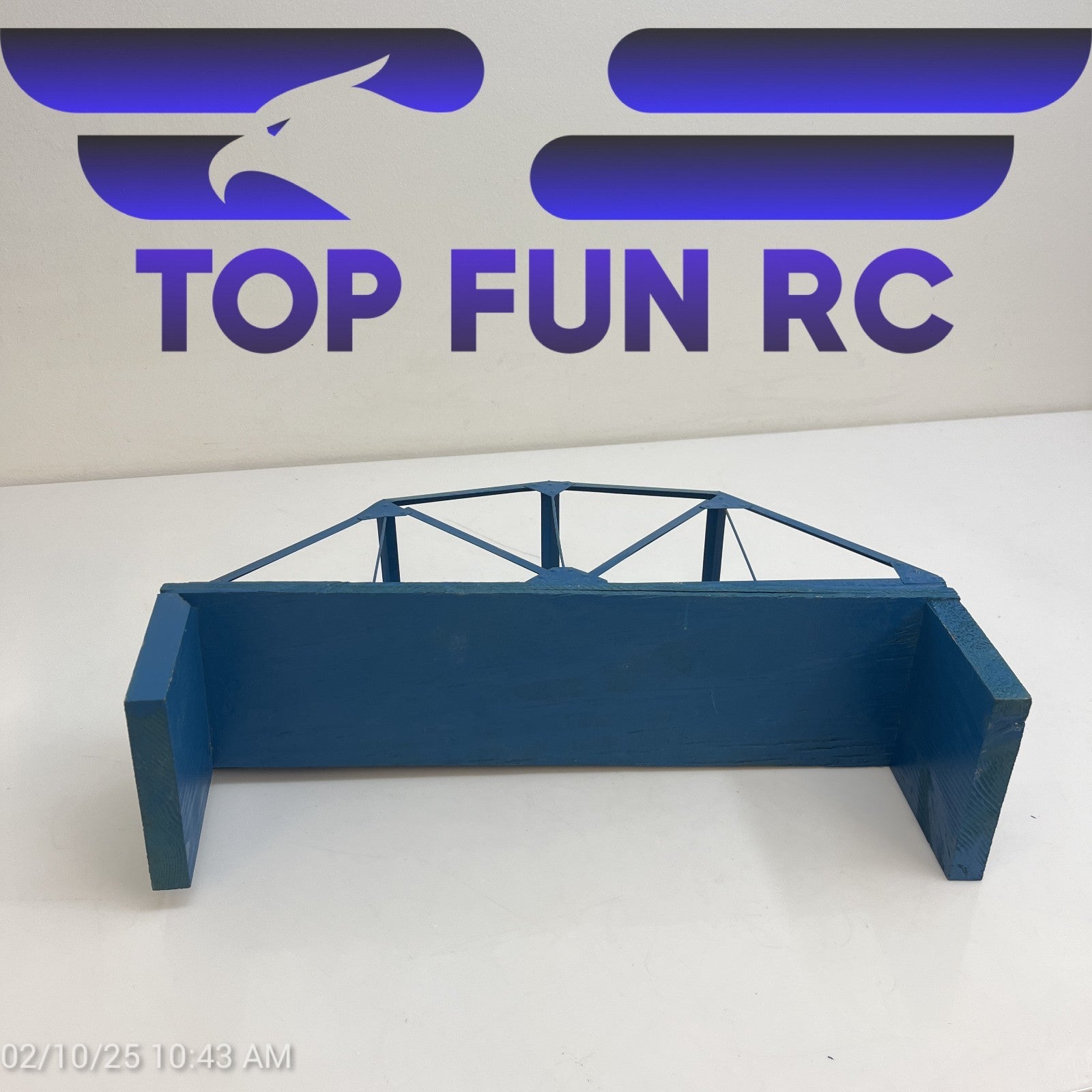 Vintage HO-Gauge Model Train Truss Bridge Assembled