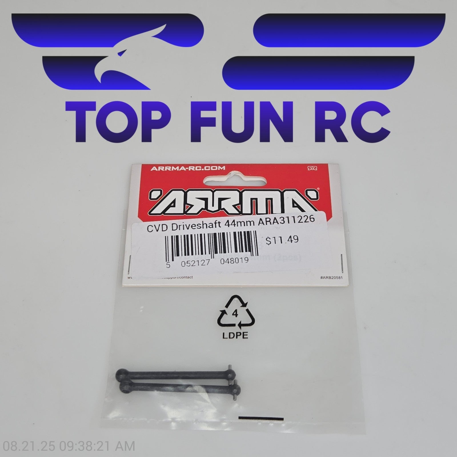 Arrma ARA311226 CVD Driveshaft 44mm
