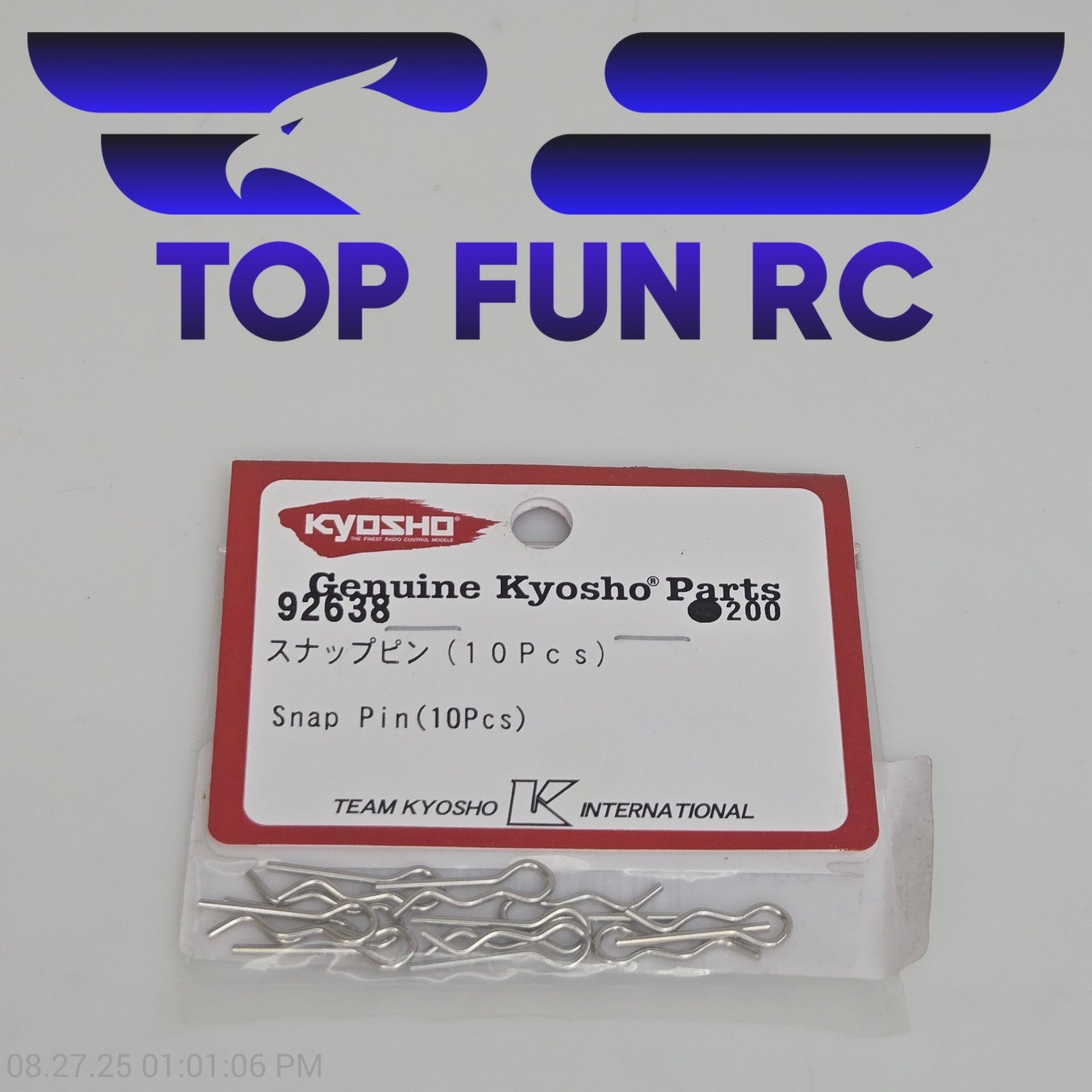 Kyosho 92638 Snap Pin (10pcs)