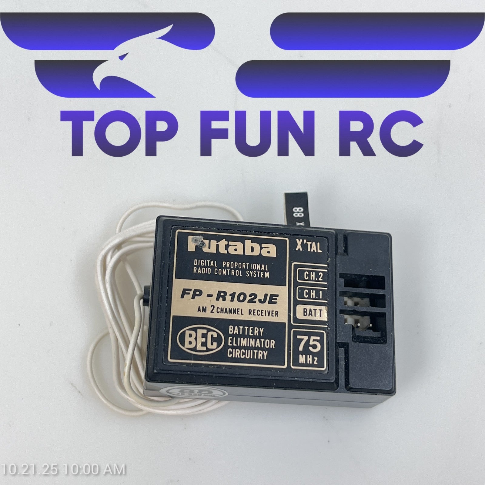 Futaba FP-T2NBR Attack-R Transmitter w/ Futaba FP-R102JE 2-Channel Receiver