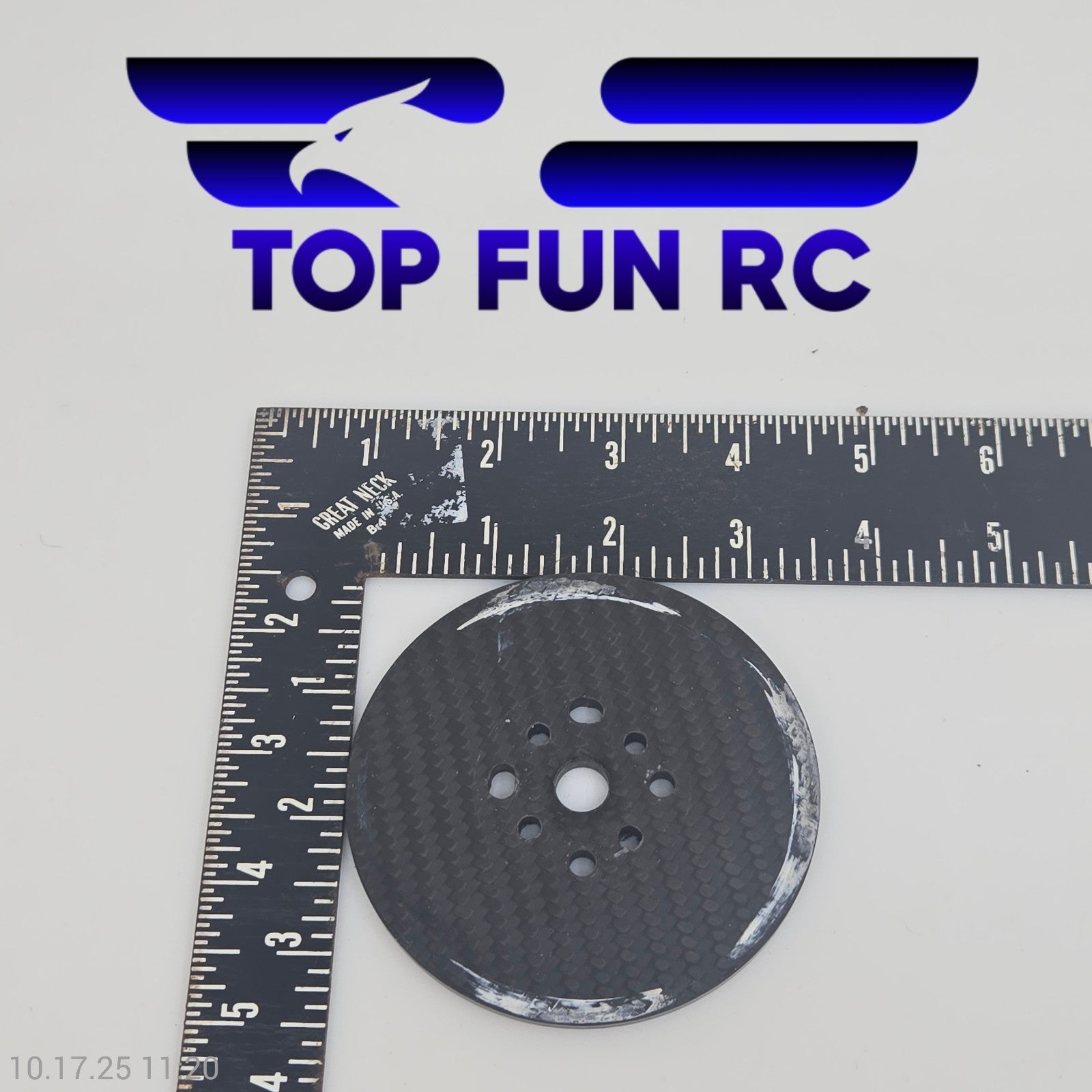 RC Carbon Fiber 2-Blade 3 1/2" For 30-37cc Engines Medium Size Airplanes
