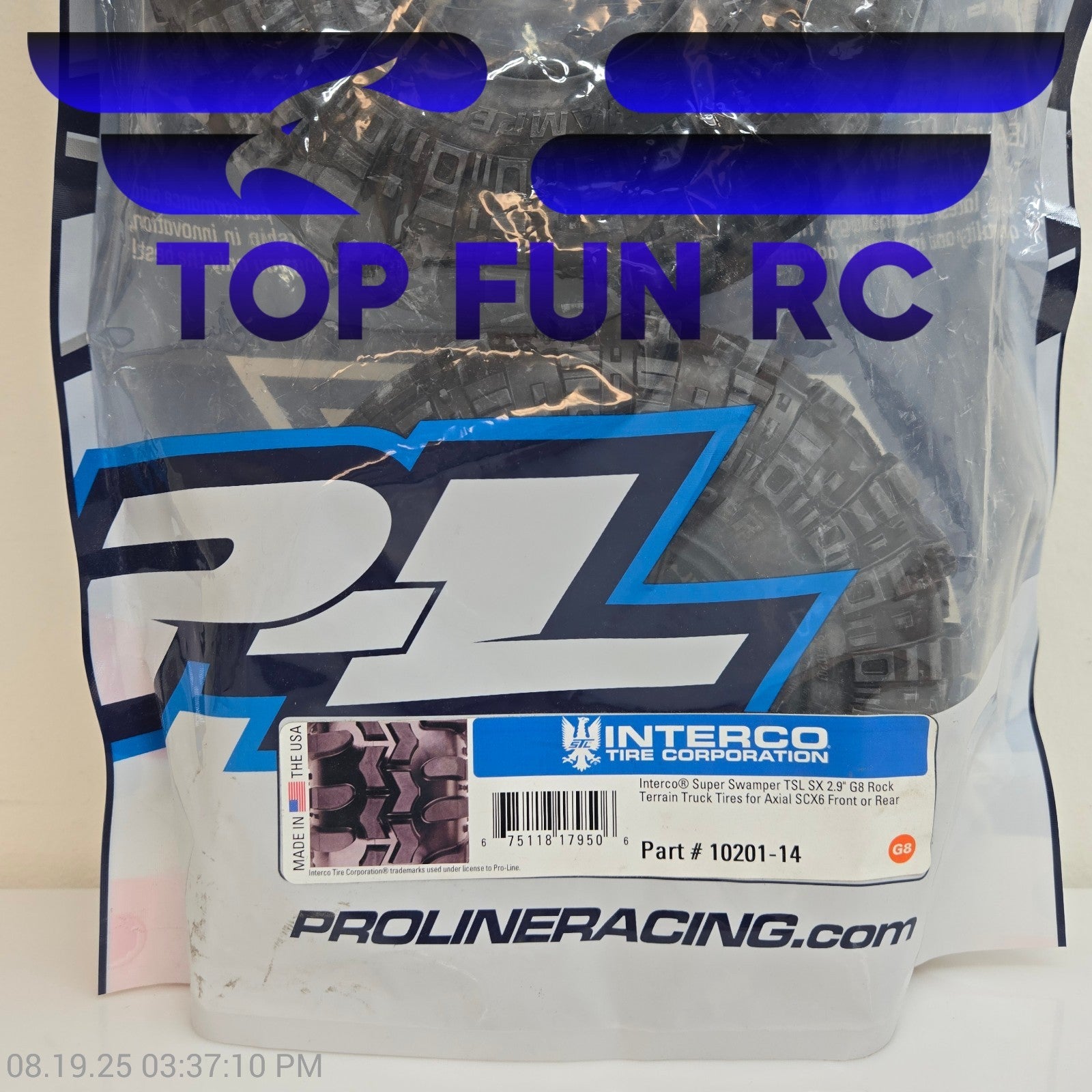 Pro-Line #10201-14 Interco Tire Corp Super Swamper Tires For Axial SCX6 F/R