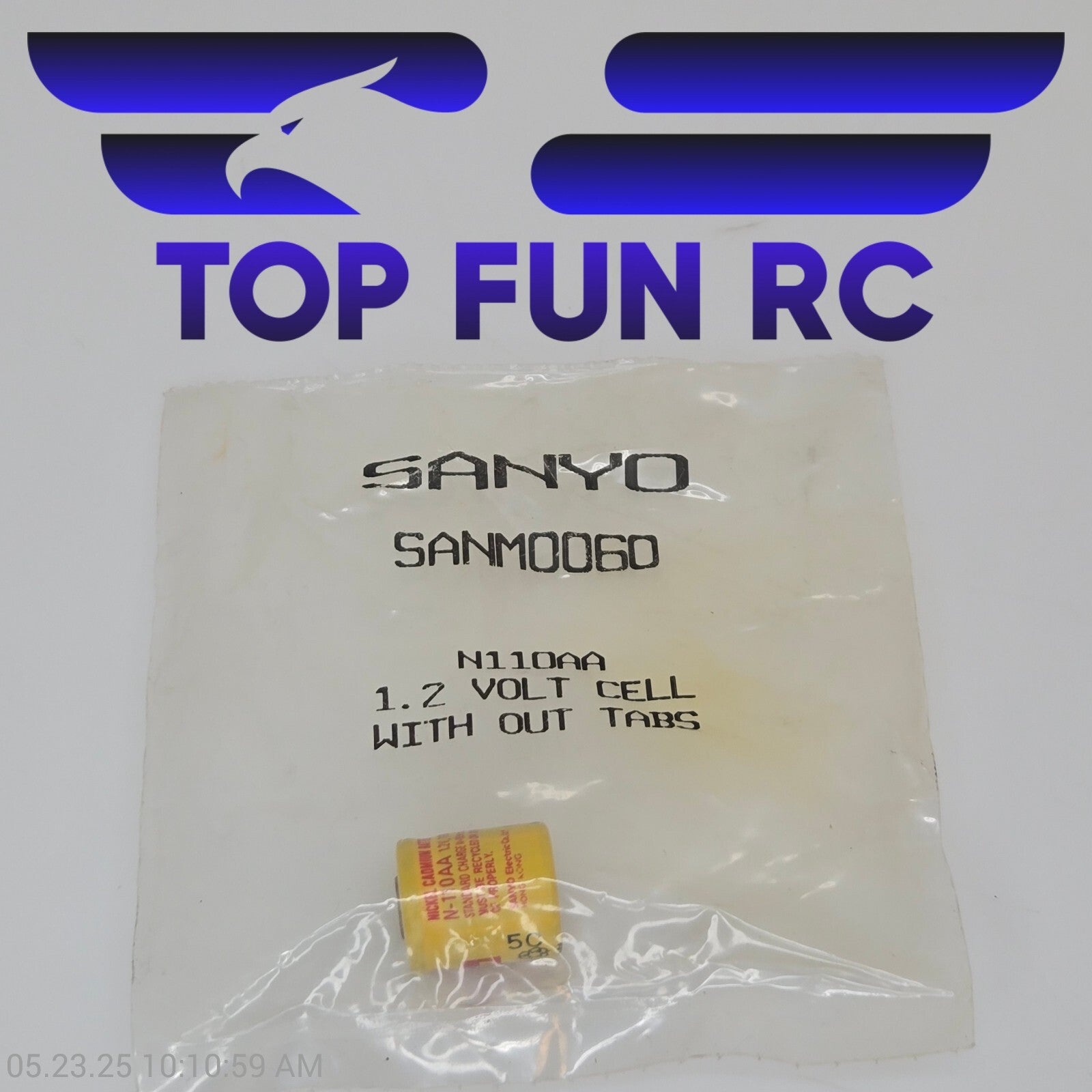 Sanyo RC SANM0060 1.2V Cell w/ Out Tabs