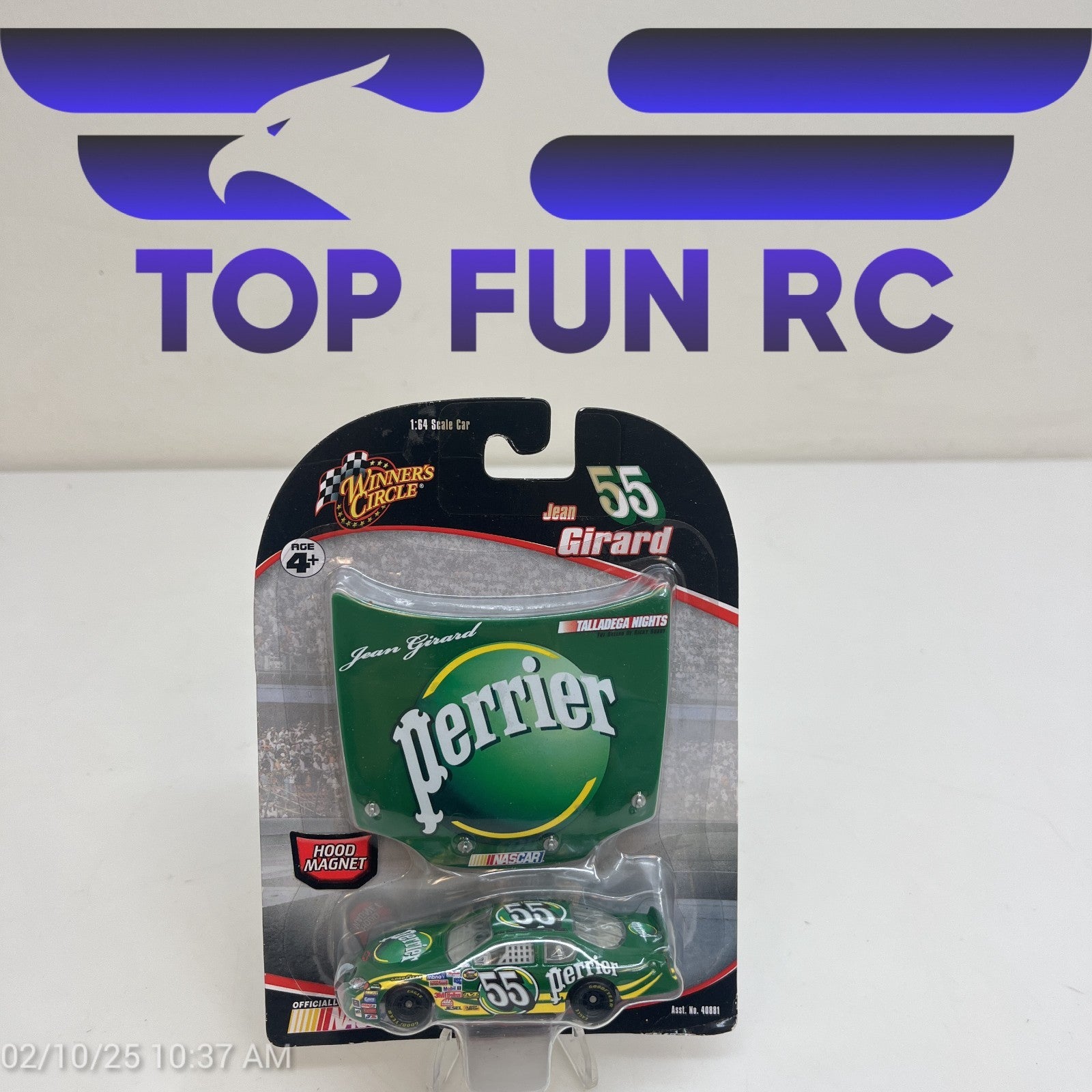 Winners Circle Jean Girard Perrier #55 Hood Magnet Diecast RARE!