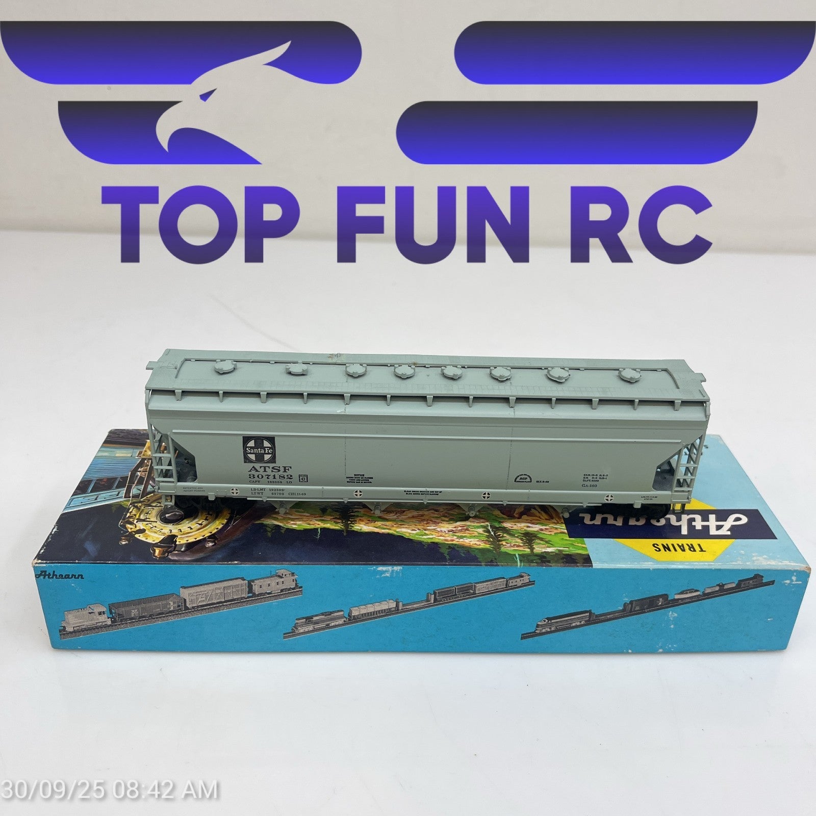 Athearn HO-Gauge 1915 ATSF ACF Center Flow Hopper
