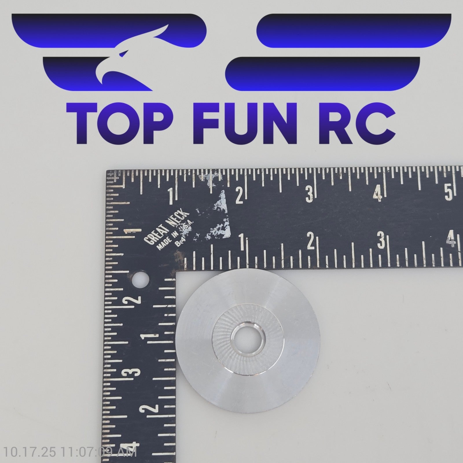 RC Spinner Aluminum 3-Blade 2 Inch For Model Airplanes