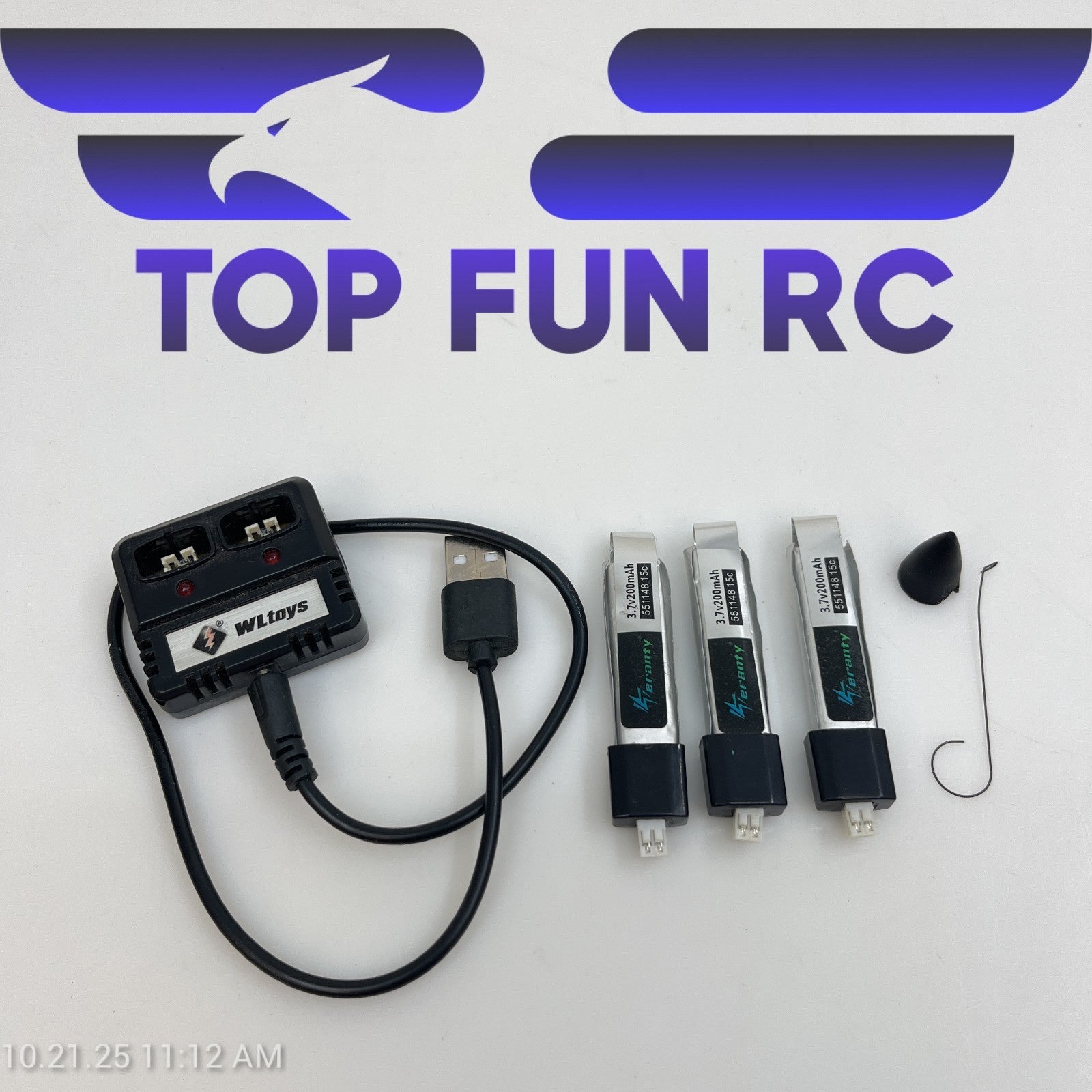 E-Flite UMX Night Vapor Ultra-Micro Slow Flyer Missing Tail Rudder