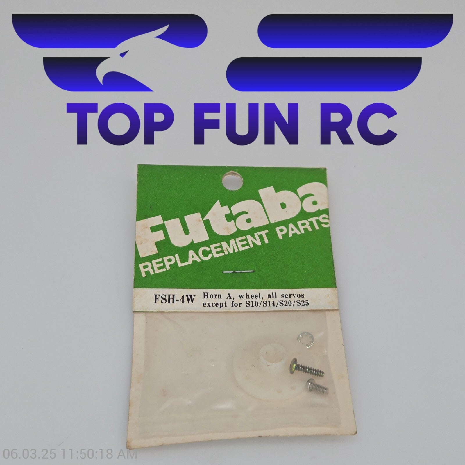 Futaba RC FSH-4W Horn A, Wheel, All Servos Except For S10/S14/S20/S25