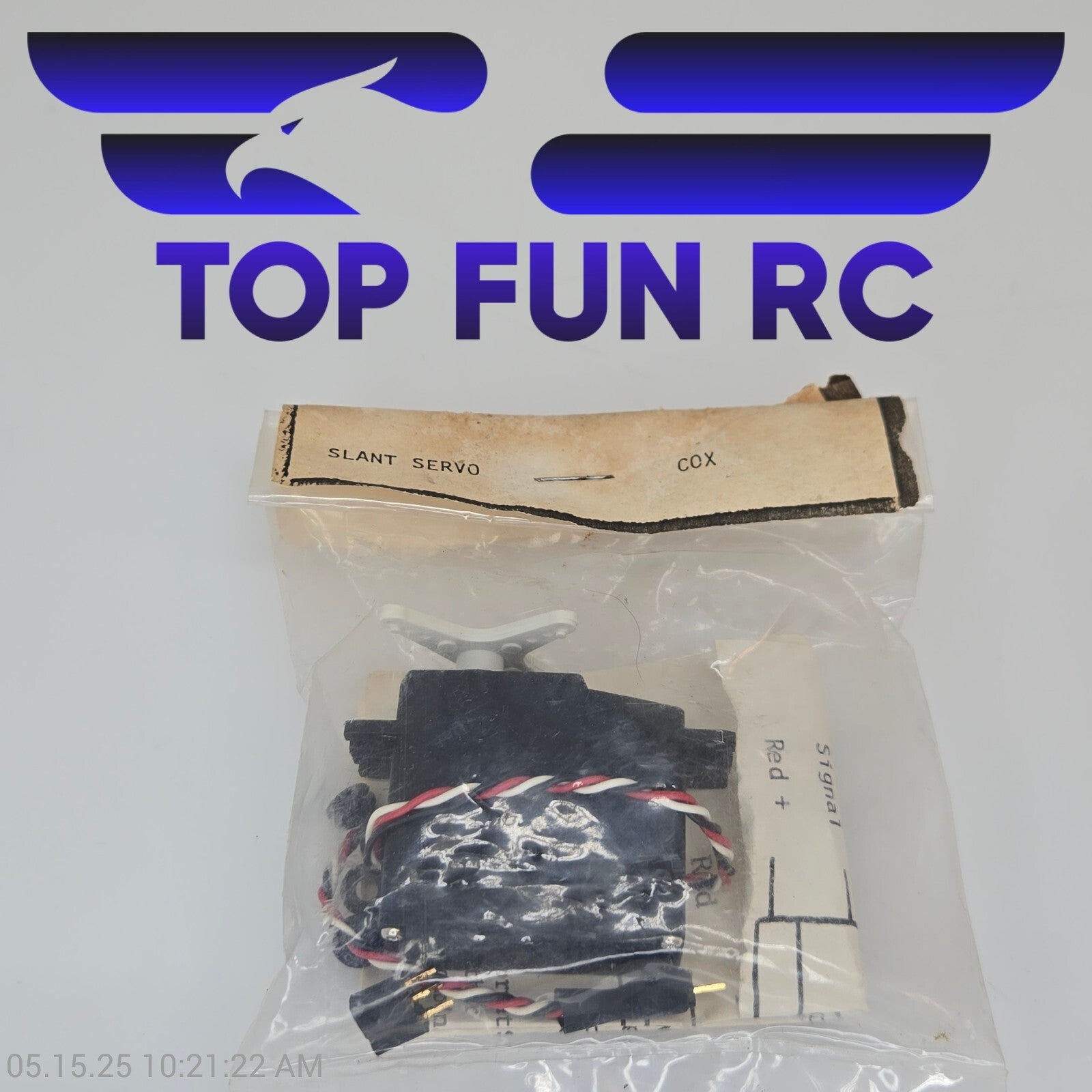Cox RC Slant Servo Vintage! NOS