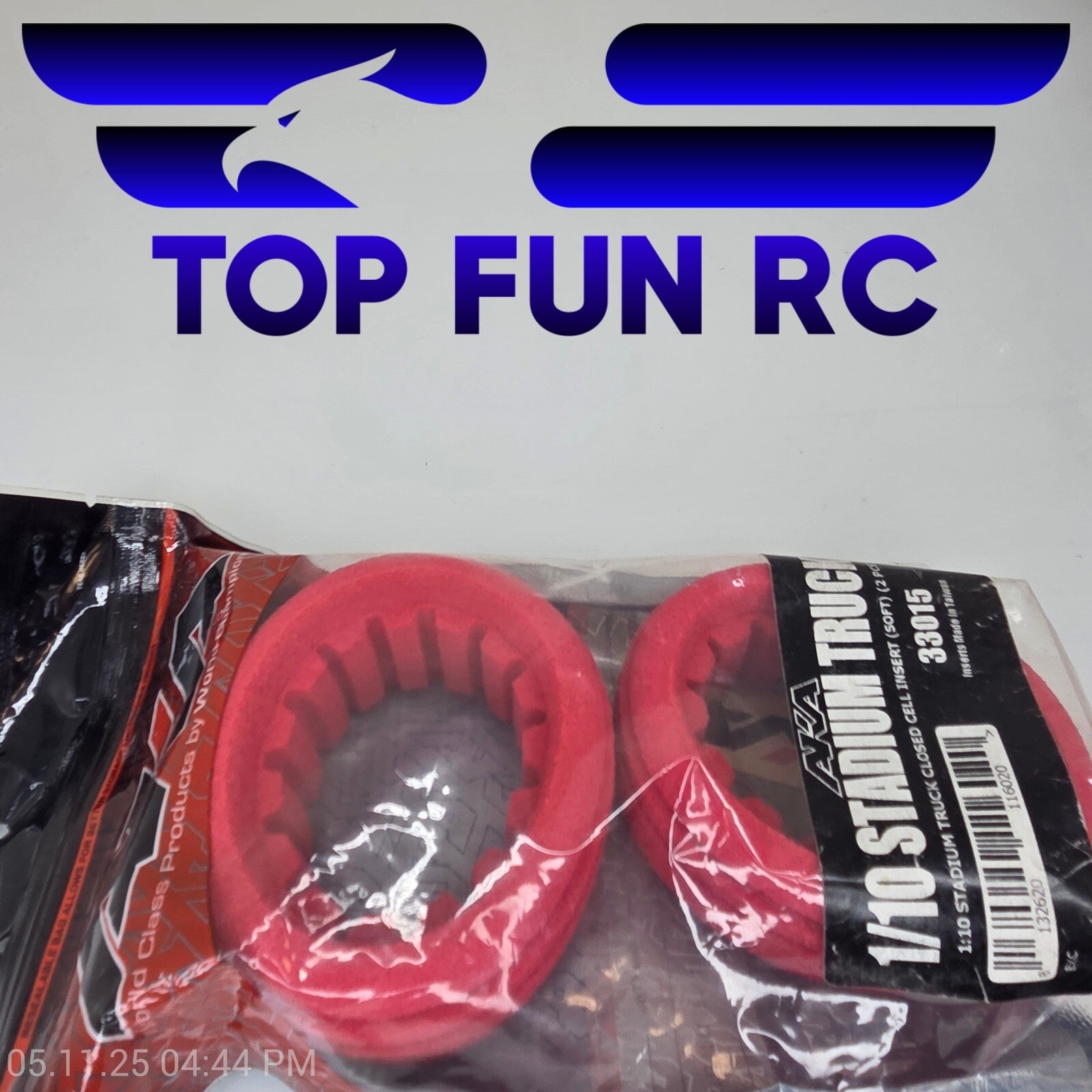 AKA RC 1/10 Scale Stadium Truck Closed Cell Insert (Soft) 33015 'Red'
