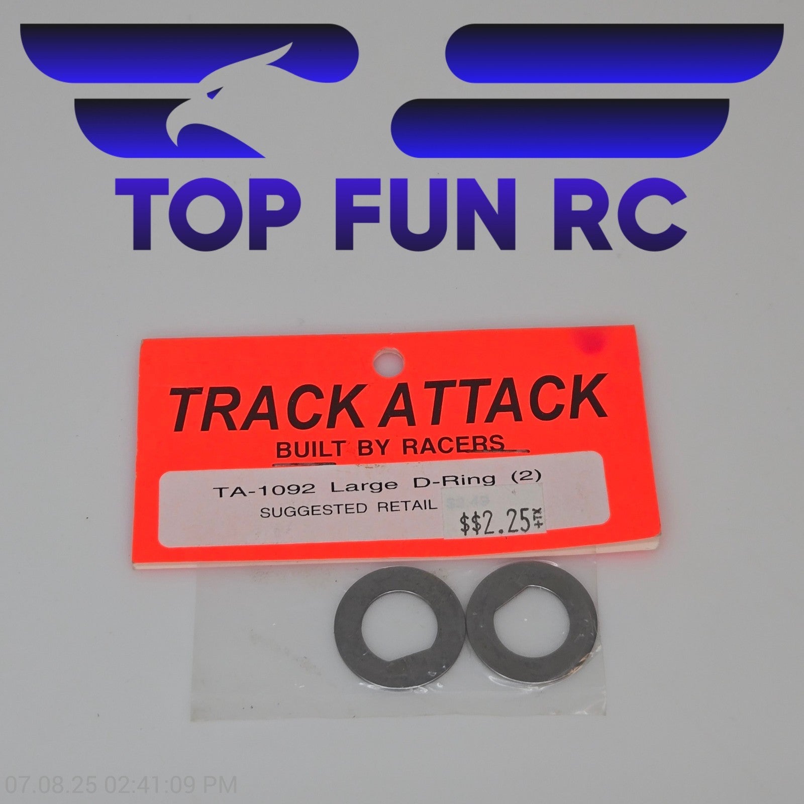 Track Attack TA-1092 Large D-Ring (2) For Hyperdrive