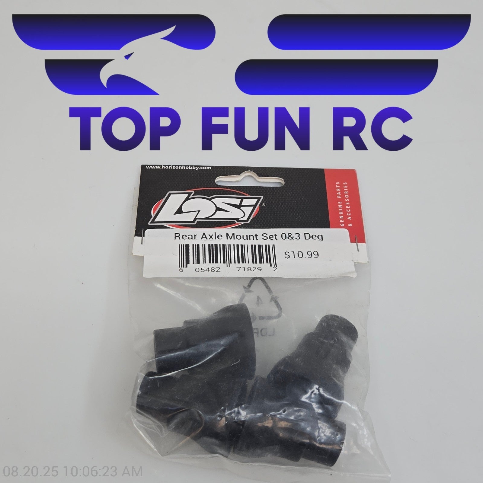 Losi LOS242052 Rear Axle Mount Set 0 & 3 Degree