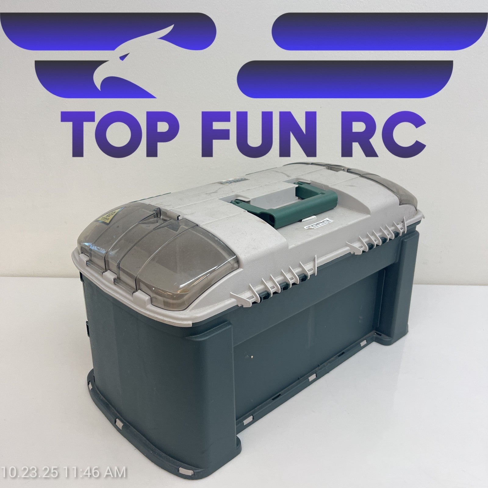 Assorted RC Parts For Align Helicopters w/ Multi Layer Case
