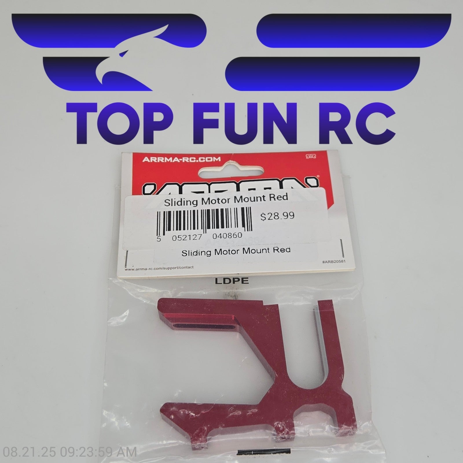 Arrma ARA320664 Sliding Motor Mount Red
