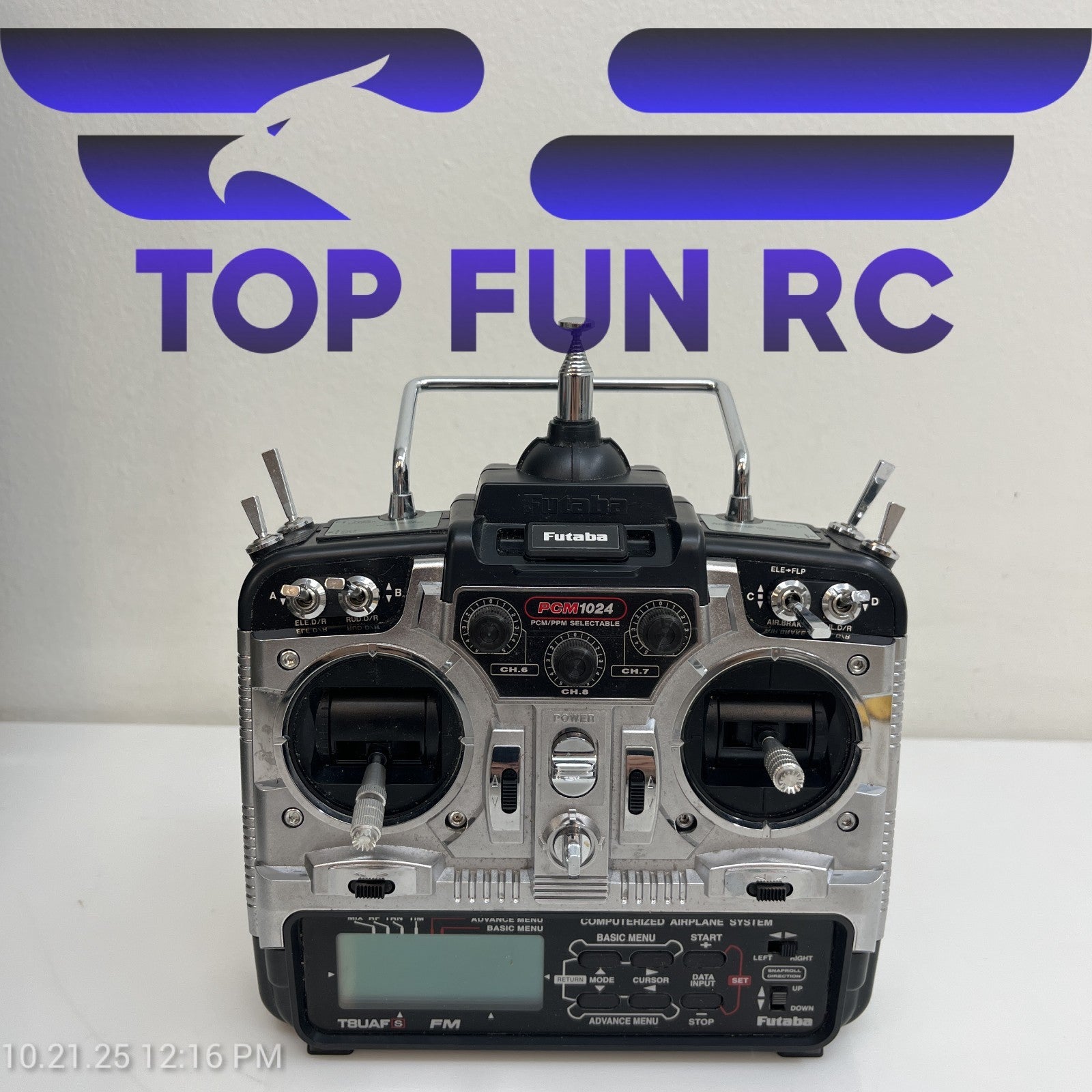 Futaba PCM1024 7-Channel Transmitter w/ Carrying Case