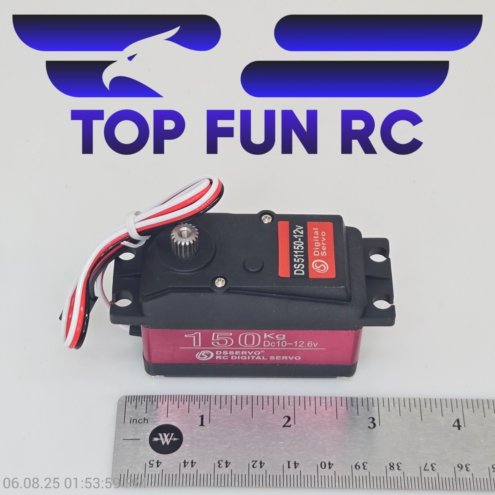 DSServo 150Kg DC-10-12.6V Digital Servo, Metal Gear