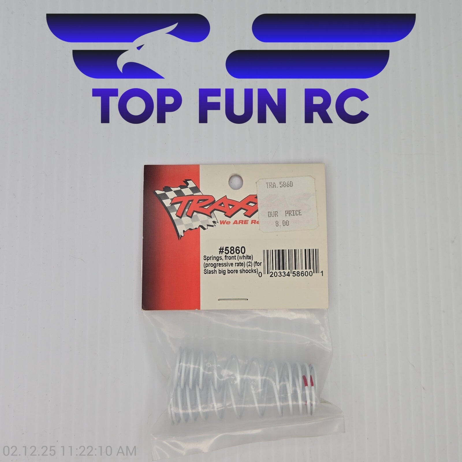 Traxxas 5860 Springs Front (2) For Slash Bandit Stampede 2WD