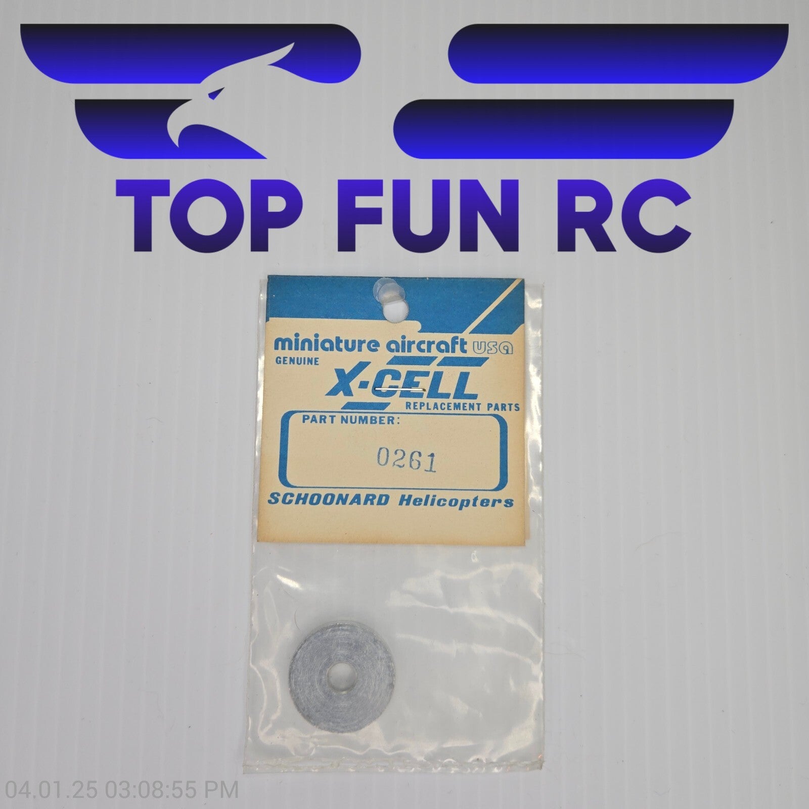 X-Cell Miniature Aircraft 0261 Aluminum Fan Spacer