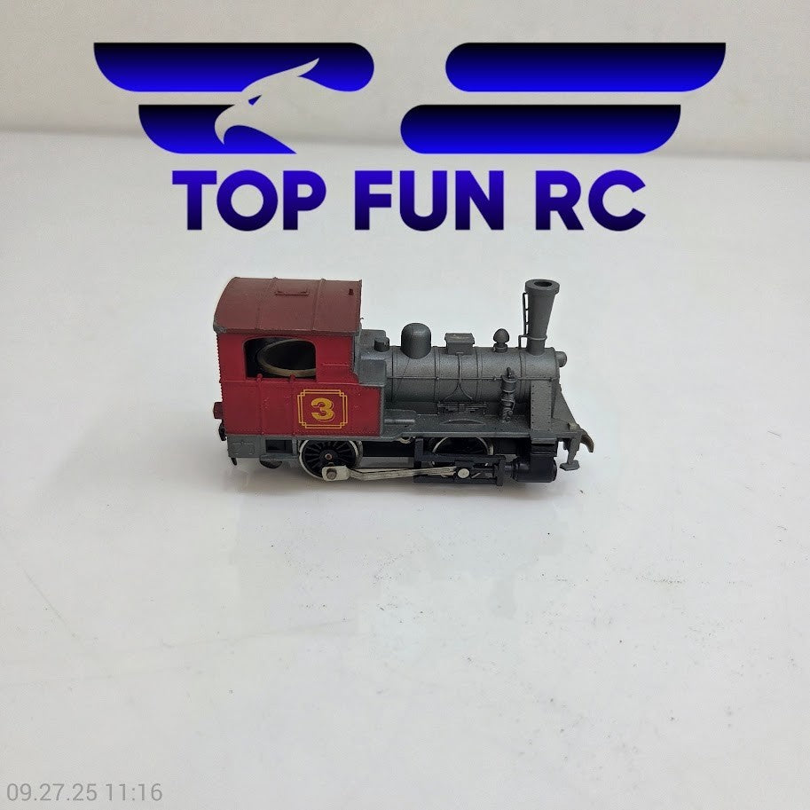 Model Power HO Scale 6626 Red Lil Donkey 0-4-0-T
