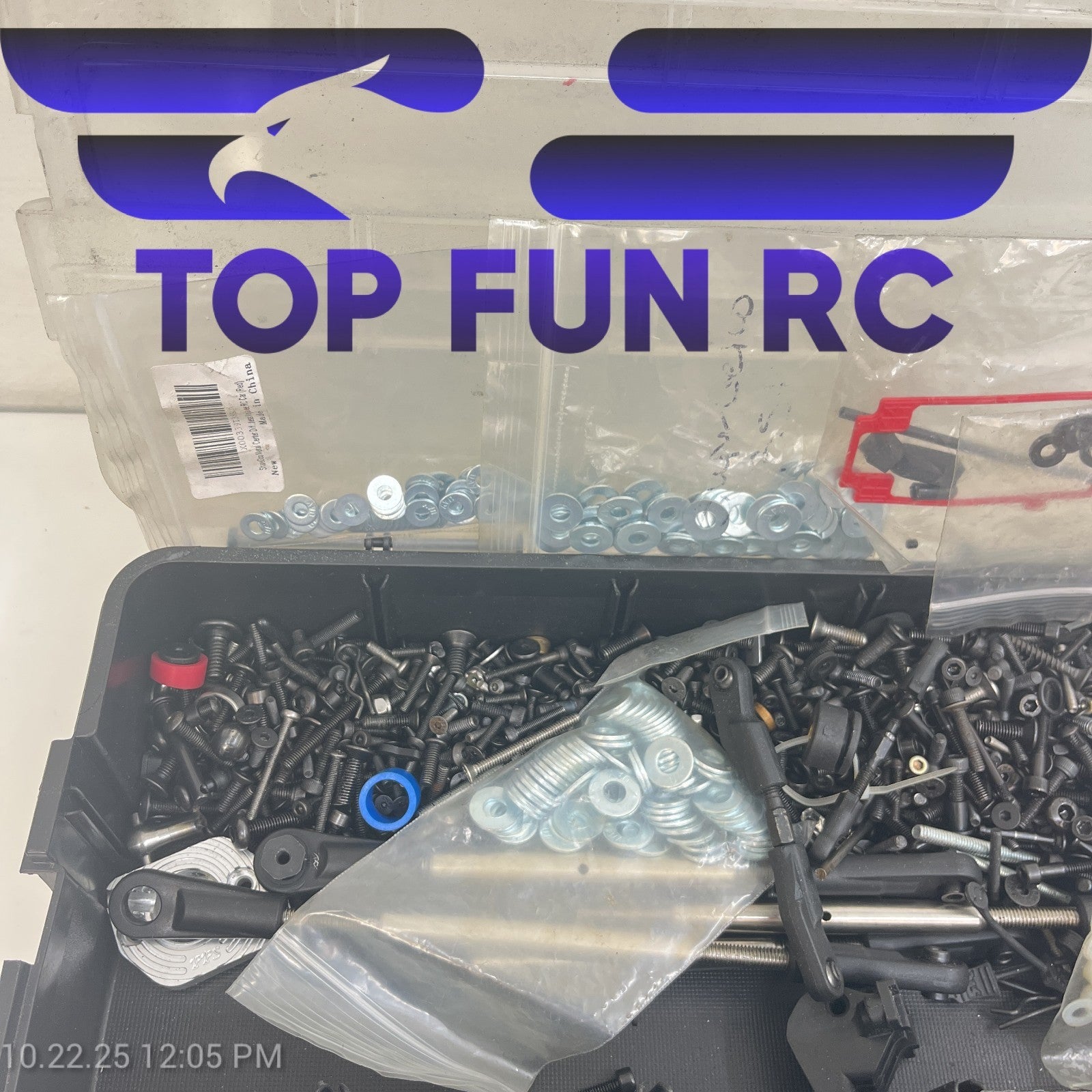 RC Assorted Parts Mounting Pins, Spacers, Hinge Pins & Various Screws Misc.
