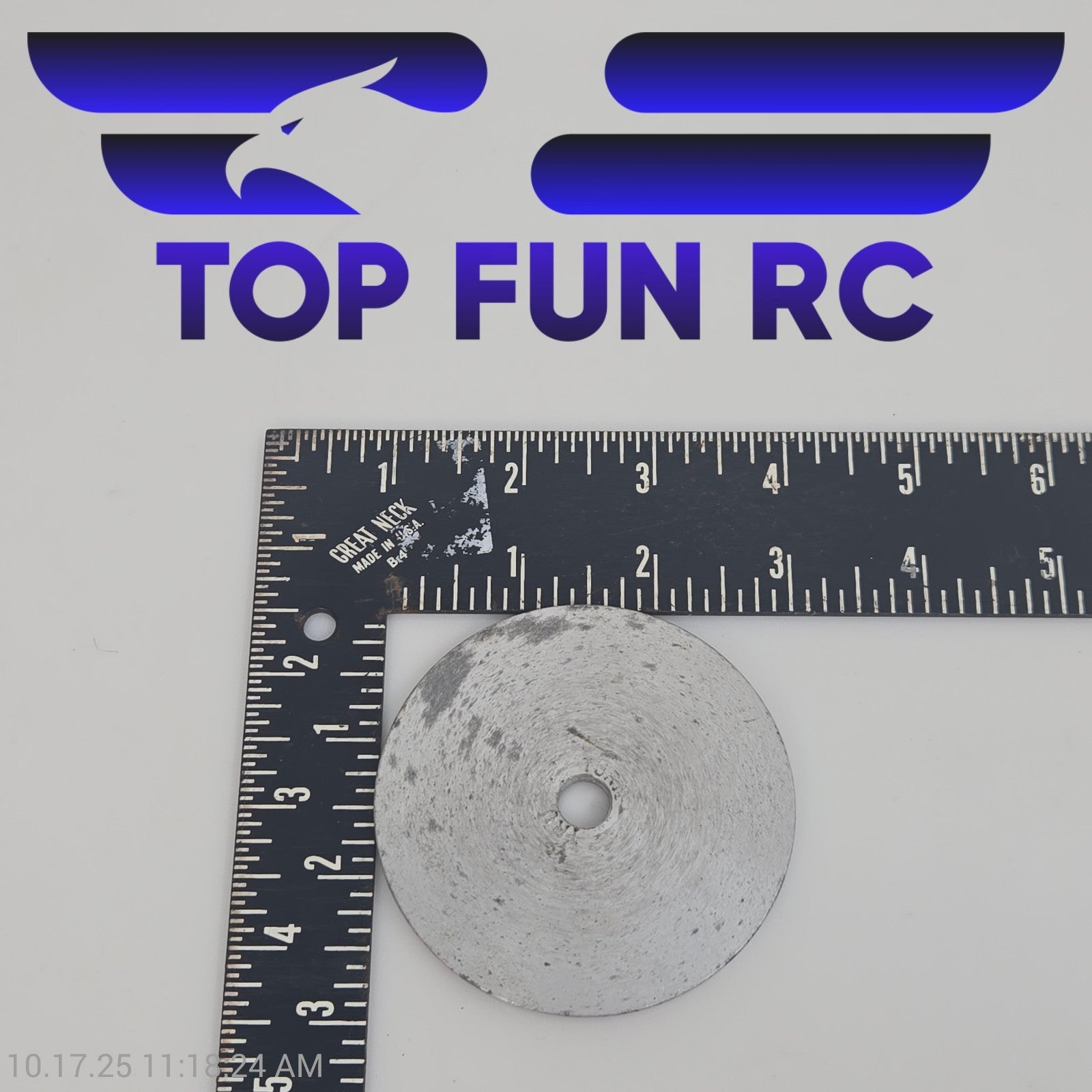 RC Spinner Aluminum 2-Blade 3 Inch For Model Airplanes