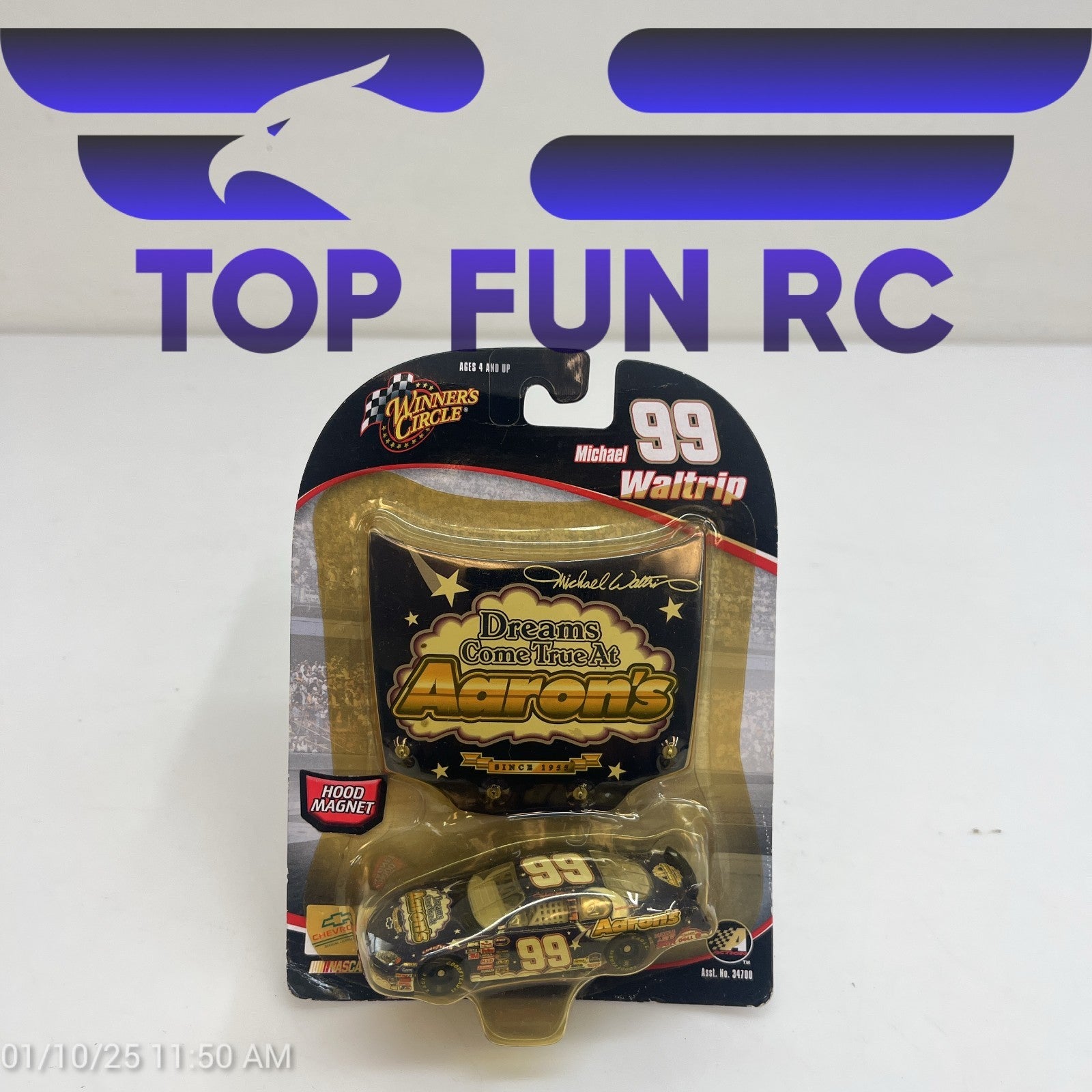 Winners Circle 2005 #99 Michael Waltrip Dreams Come True At Aaron's 1/64 Car