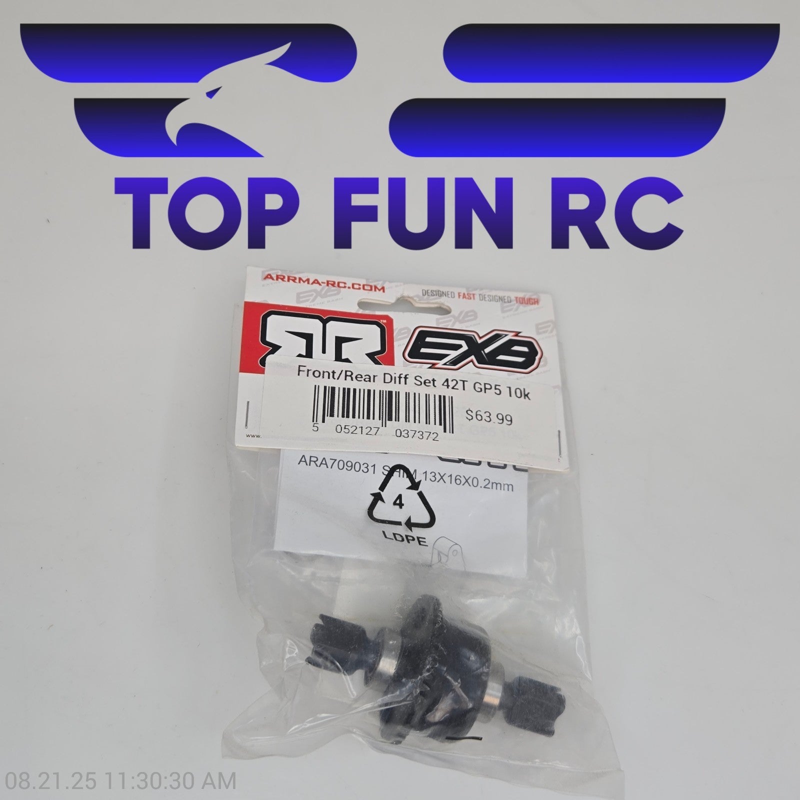 Arrma ARA709031 Front/Rear Differential Set 42T GP5 10k