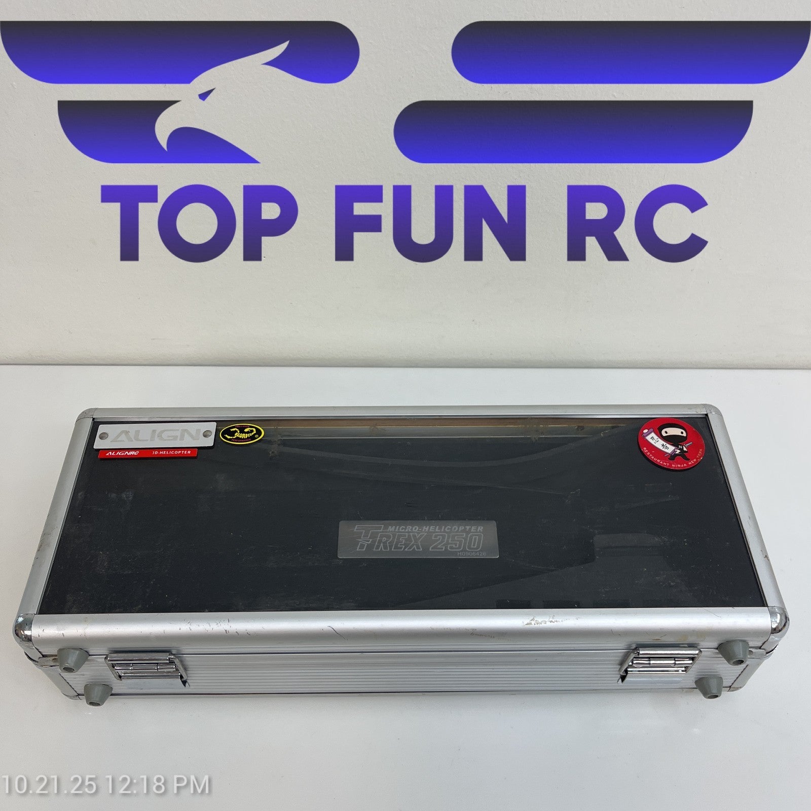 Align TREX 250 RC Helicopter Aluminum Carrying Case